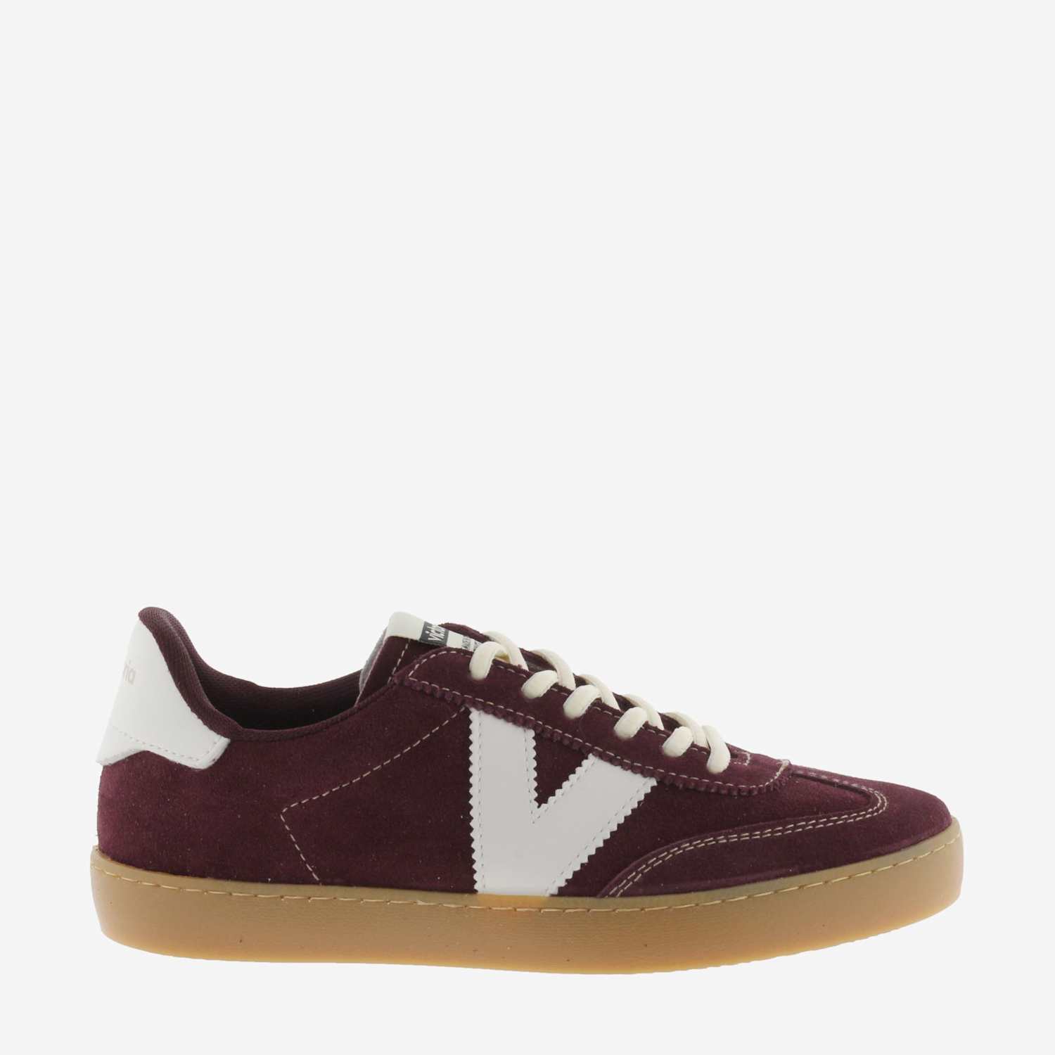 Victoria Women's Berlin Ciclista Suede Trainers - 8 - Burgundy - Available at M&S