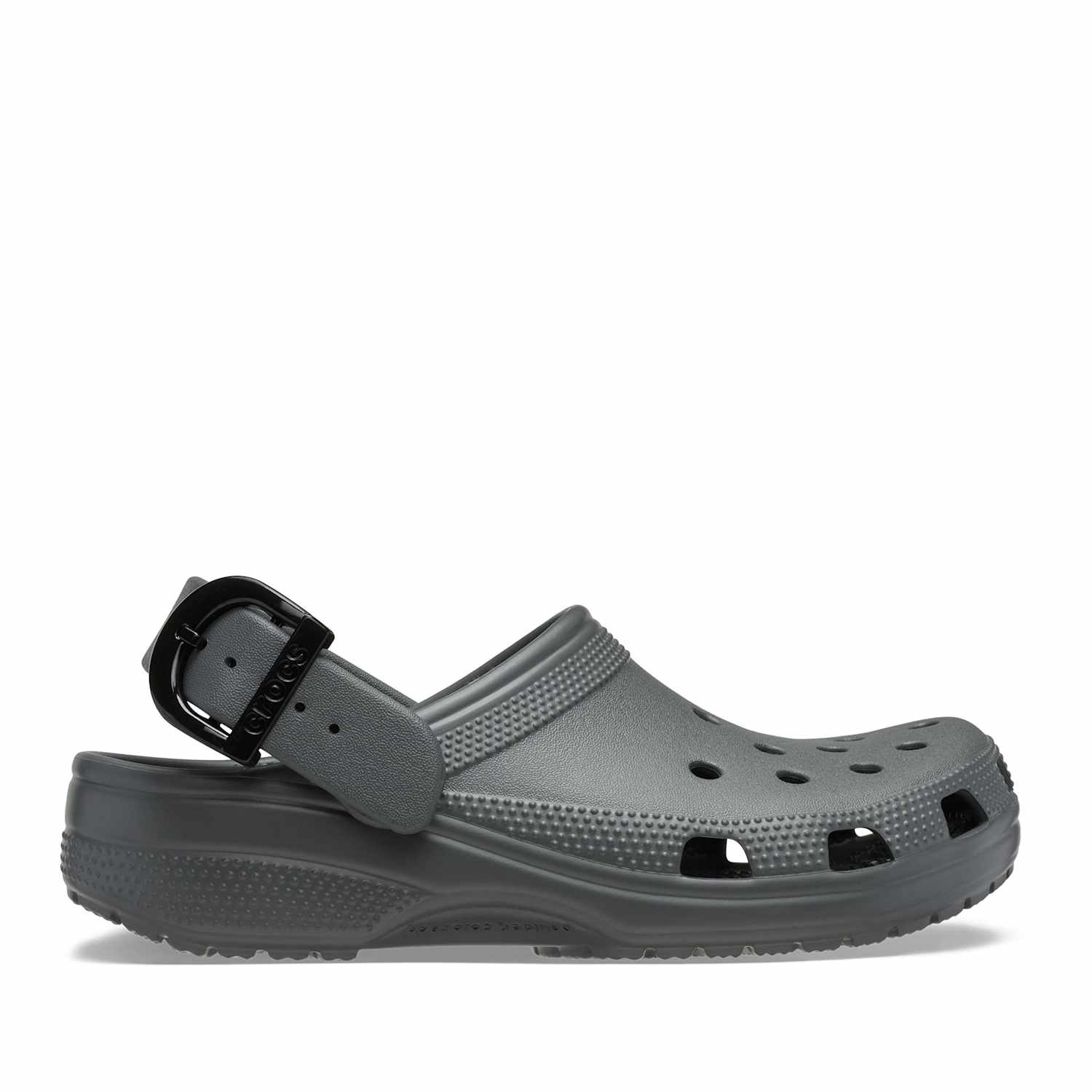Crocs Women's Classic Buckle Clogs - 8 - Charcoal - Available at M&S