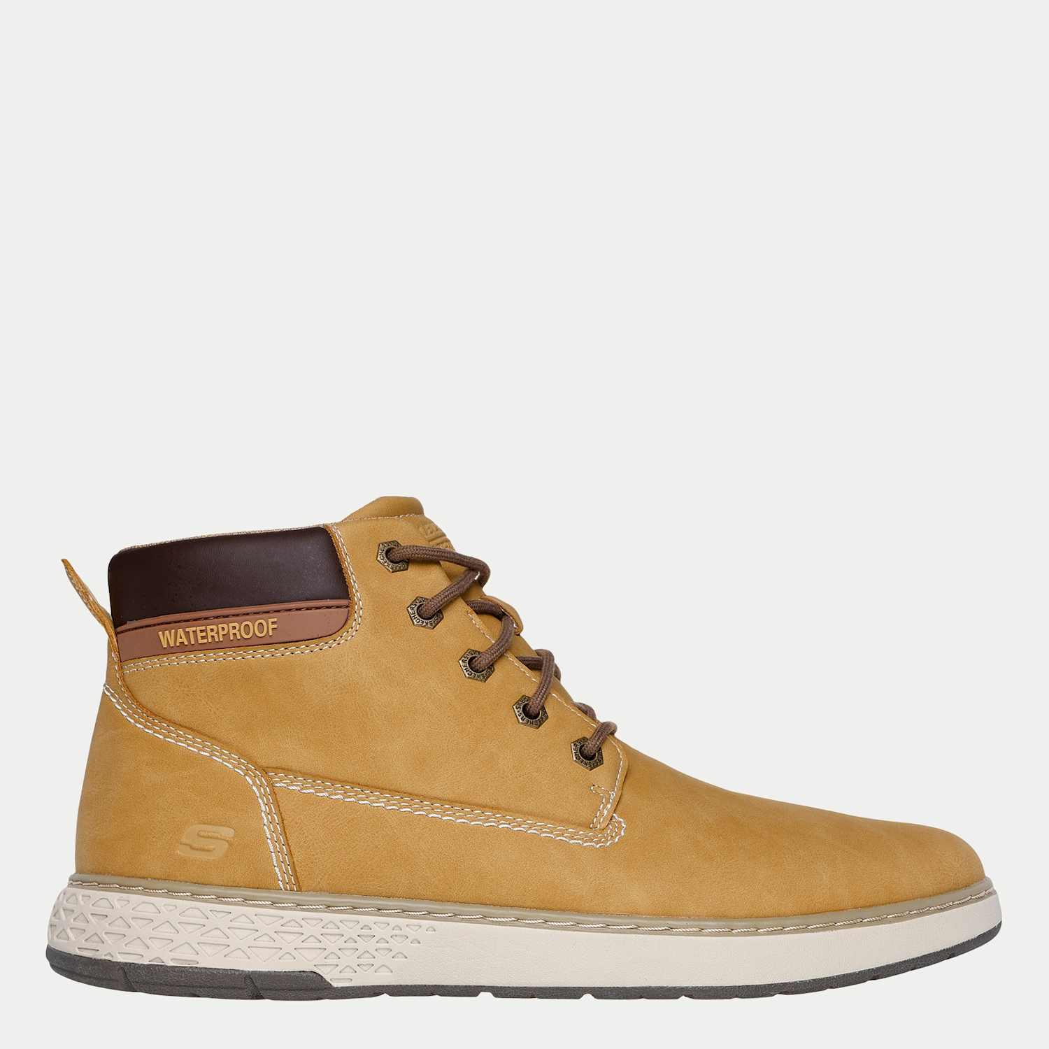 Skechers Men's Garlan Waterproof Casual Boots - 9 - Tan - Available at M&S