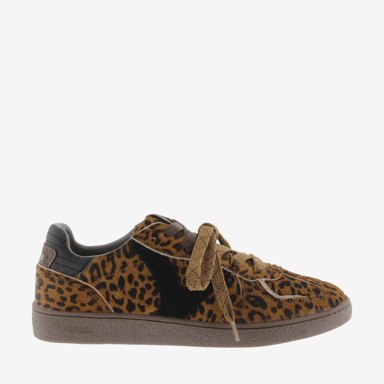 Victoria Women's Londres Lace Up Trainers - 4 - Camel - Available at M&S