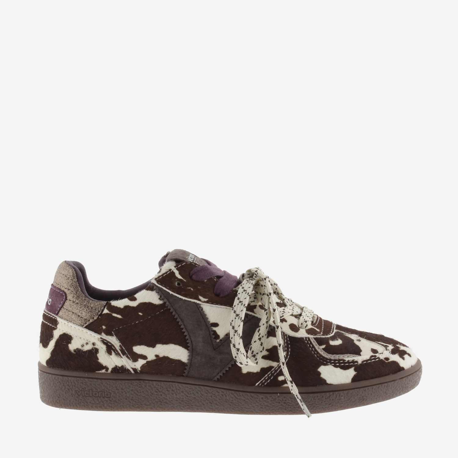 Victoria Women's Londres Lace Up Trainers - 4 - Brown - Available at M&S
