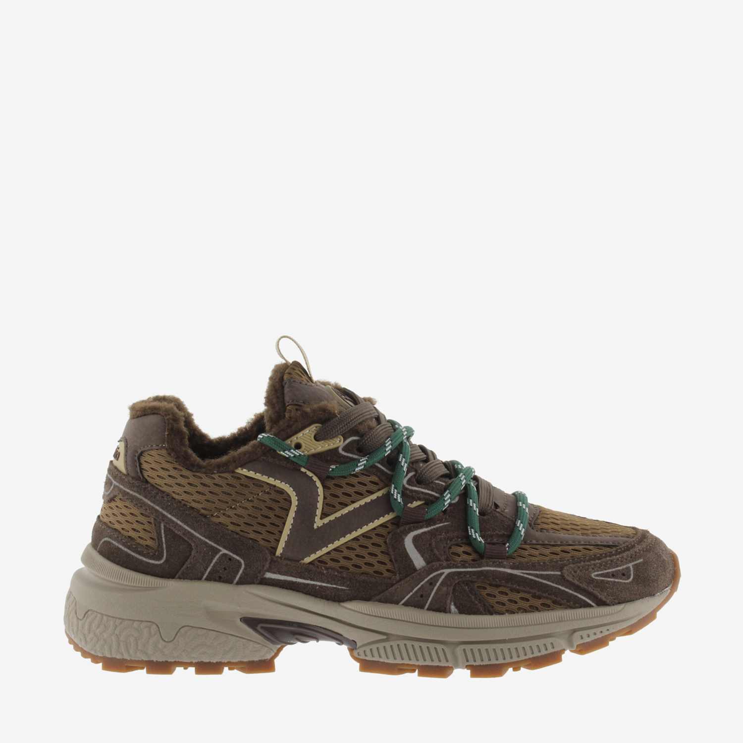 Victoria Women's Lace Up Trainers - 6 - Brown - Available at M&S