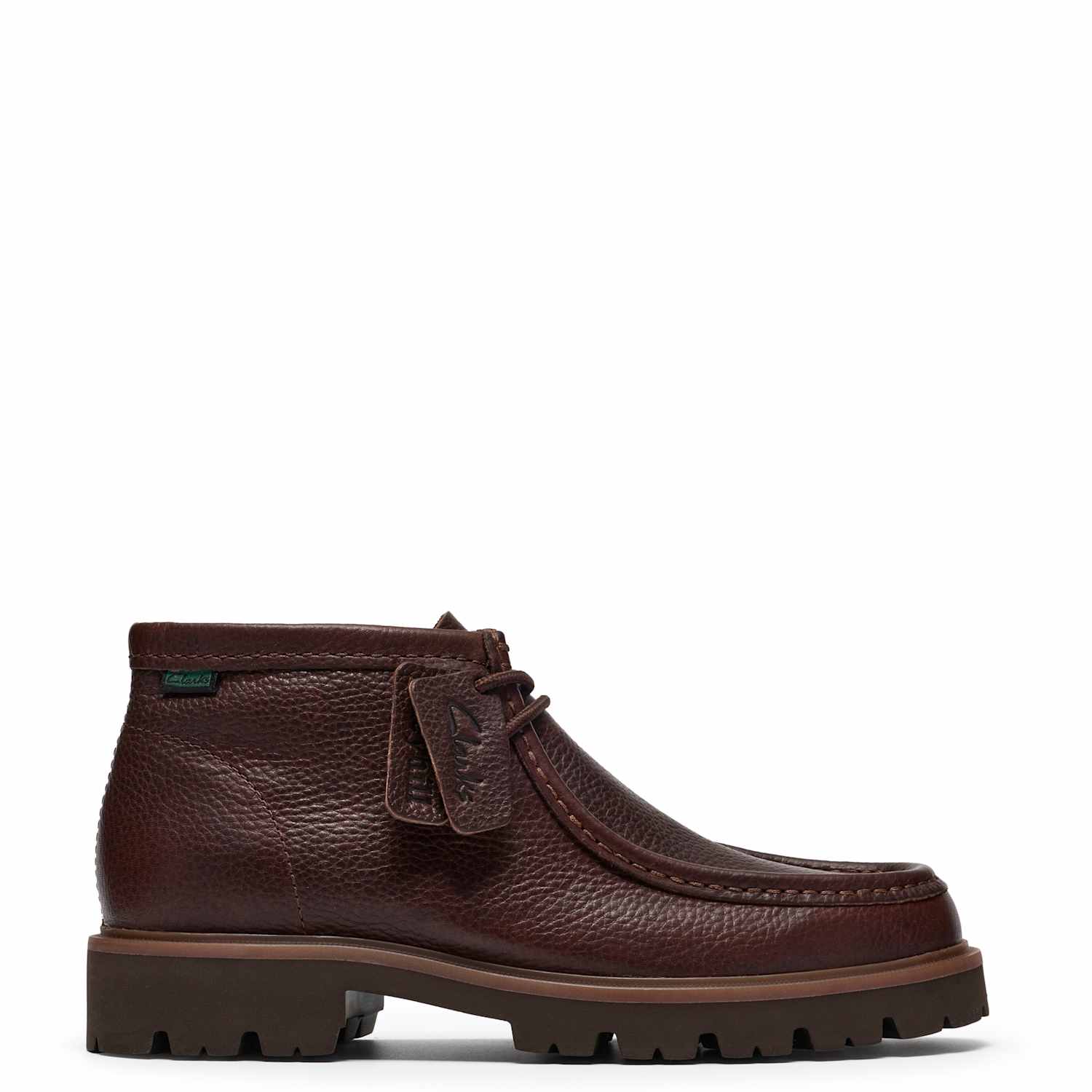 Clarks Men's Leather Lace Up Boots - 8½ - Brown - Available at M&S