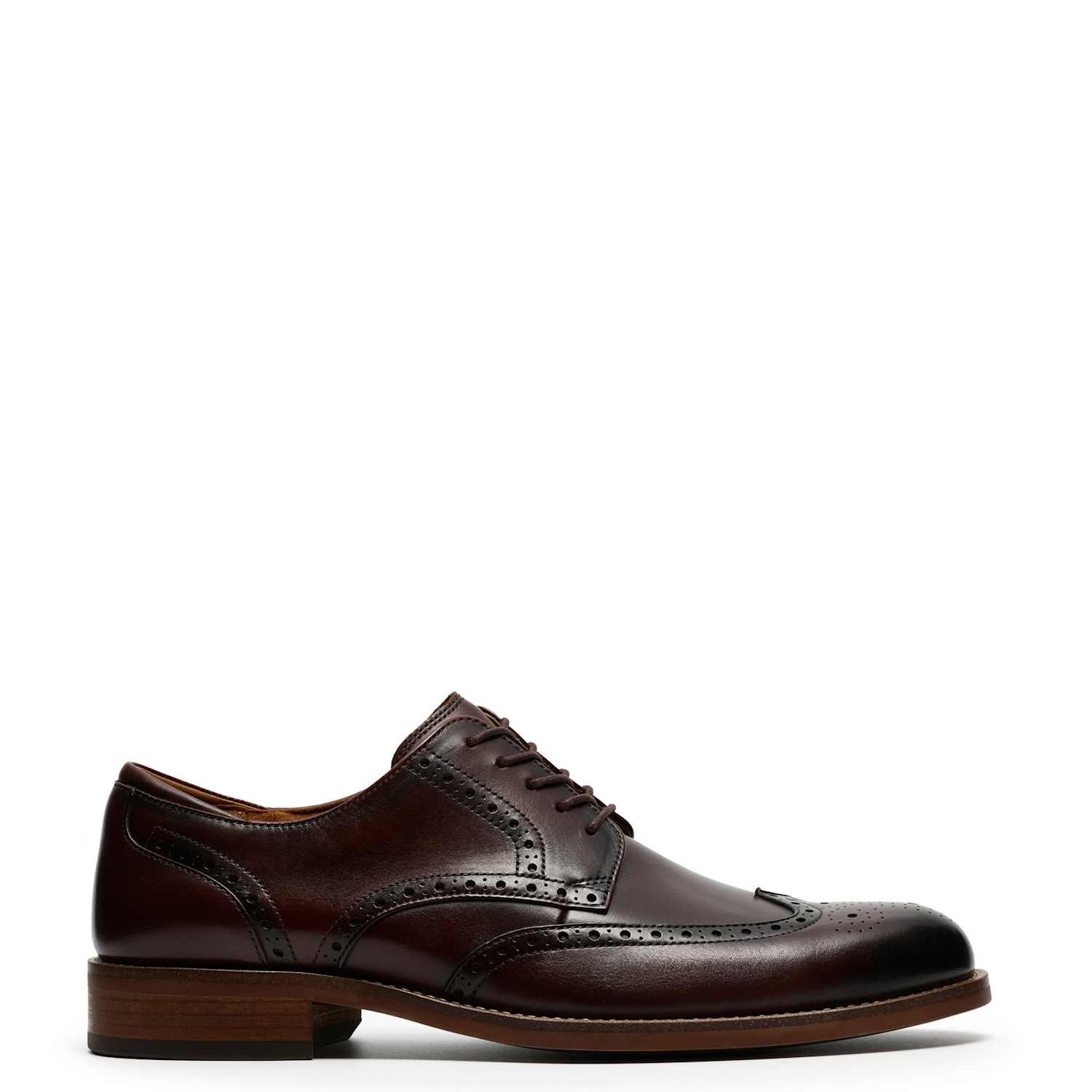 Clarks Men's Leather Brogues - 10 - Brown - Available at M&S