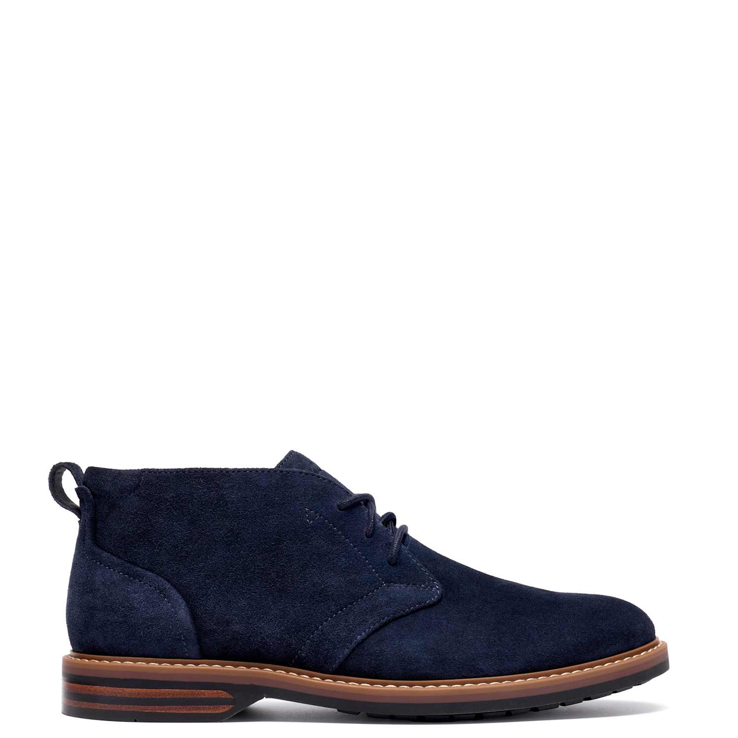 Clarks Men's Suede Casual Boots - 9 - Navy - Available at M&S