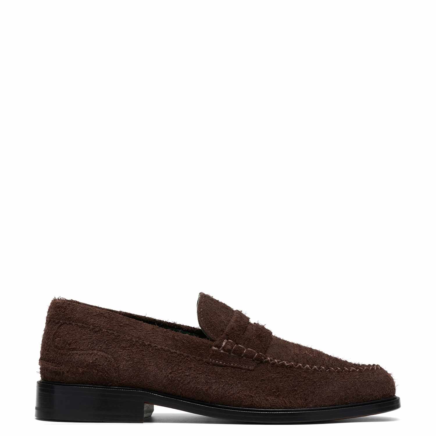 Clarks Men's Suede Loafers - 9 - Chocolate - Available at M&S
