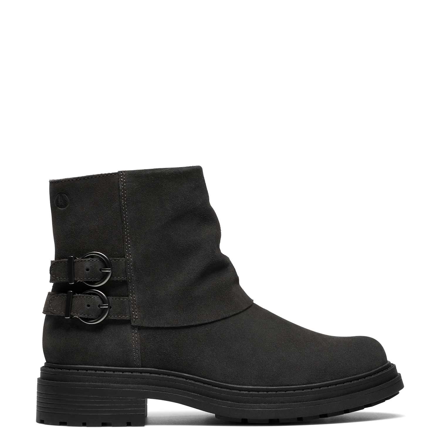 Clarks Women's Leather Block Heel Ankle Boots - 4 - Dark Grey - Available at M&S