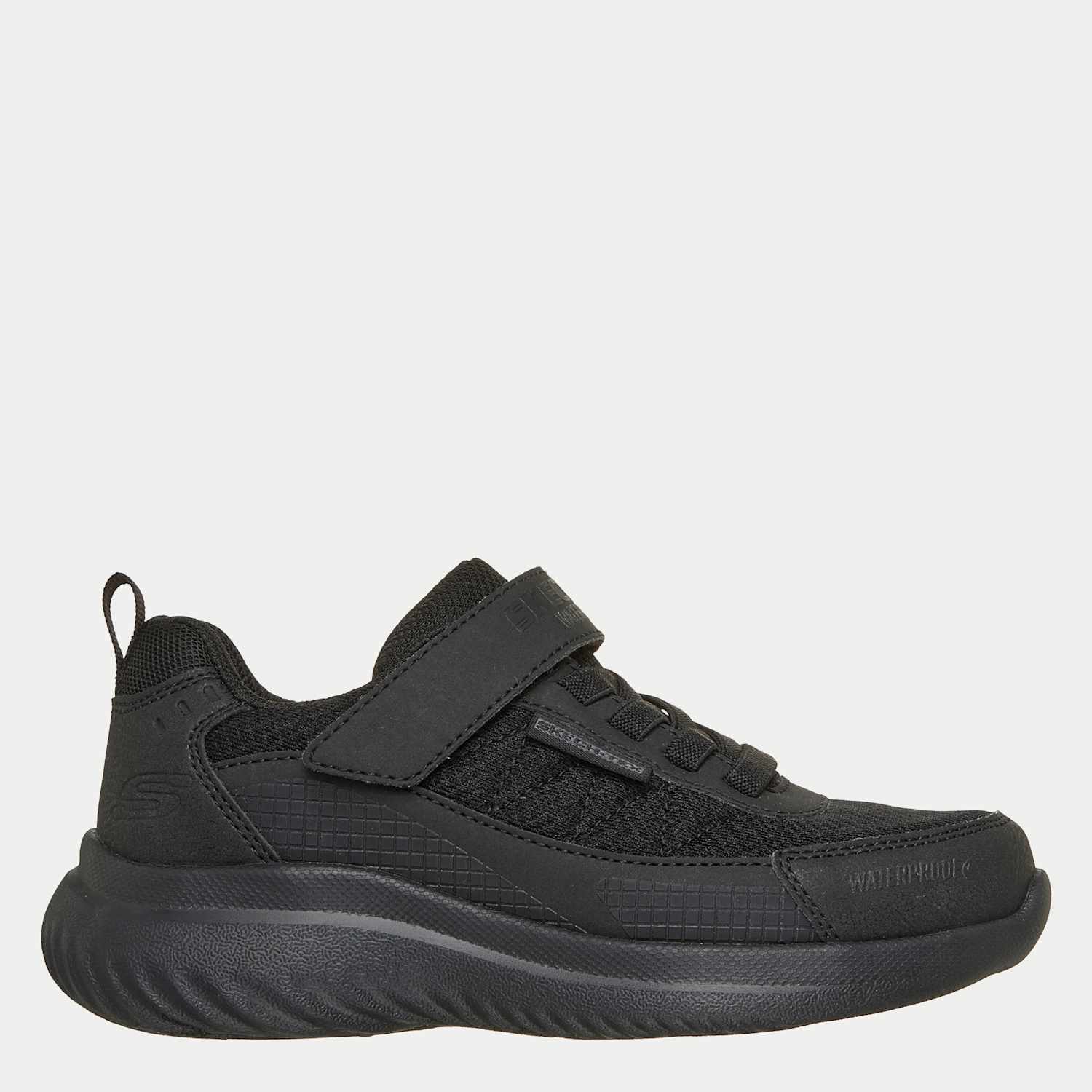 Skechers Boys Waterproof Bounder 2.0 Riptape (9 ½ Small-4 Large) - 10½ - Black - Available at M&S