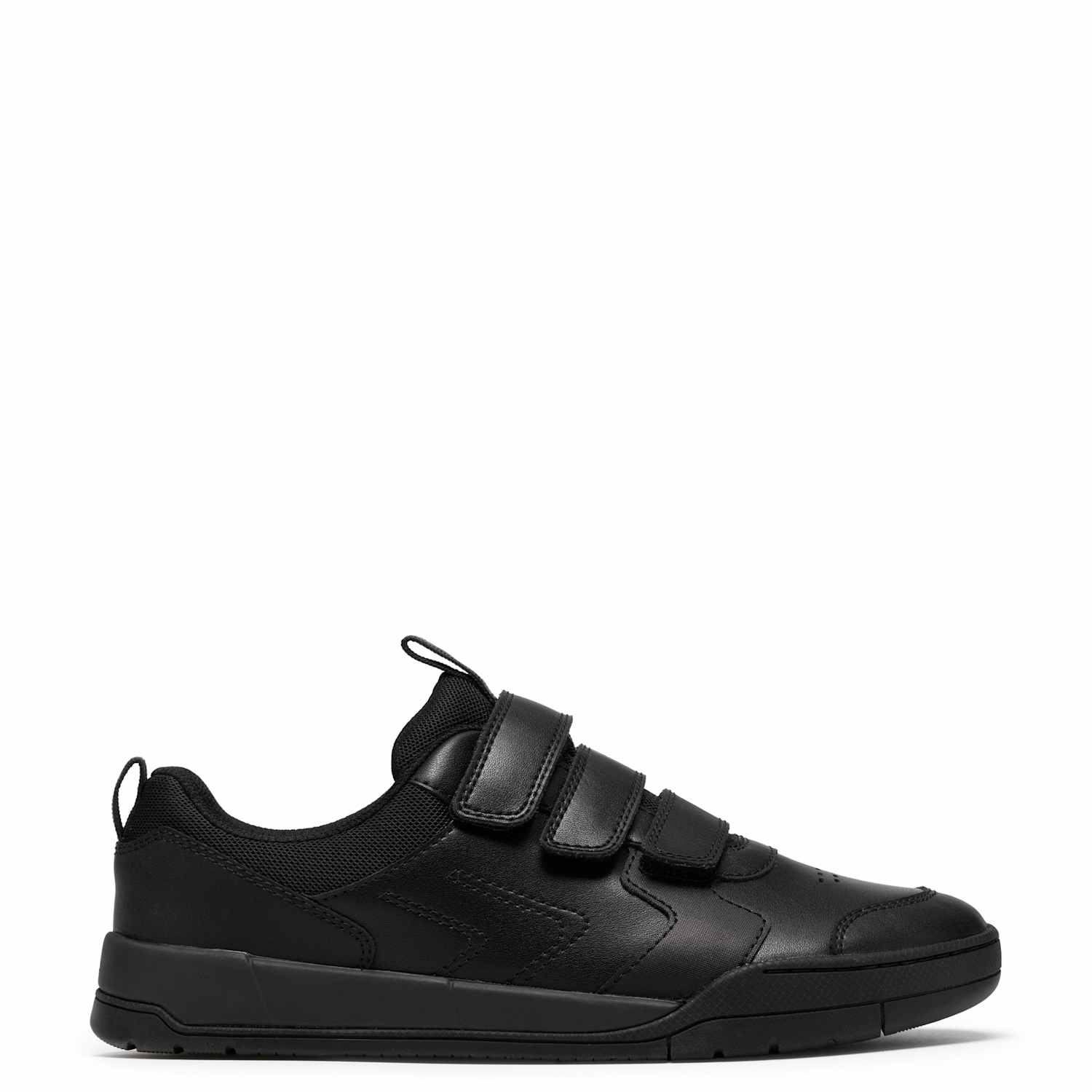 Clarks Boys Leather Riptape School Shoes (3 Large - 7 Large) - Black - Available at M&S