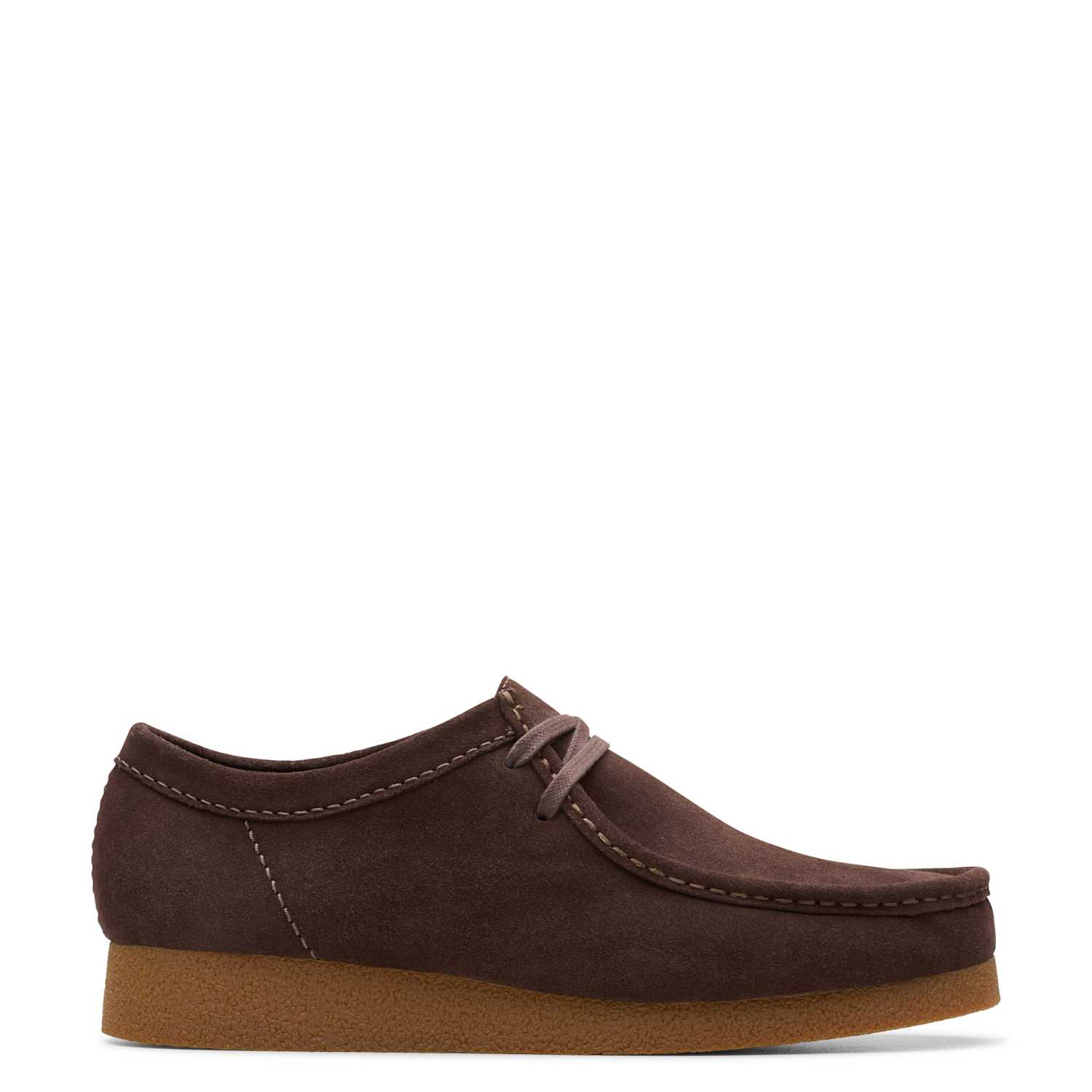Clarks Men's Originals Wallabee EVO Suede Shoes - 10 - Dark Brown - Available at M&S