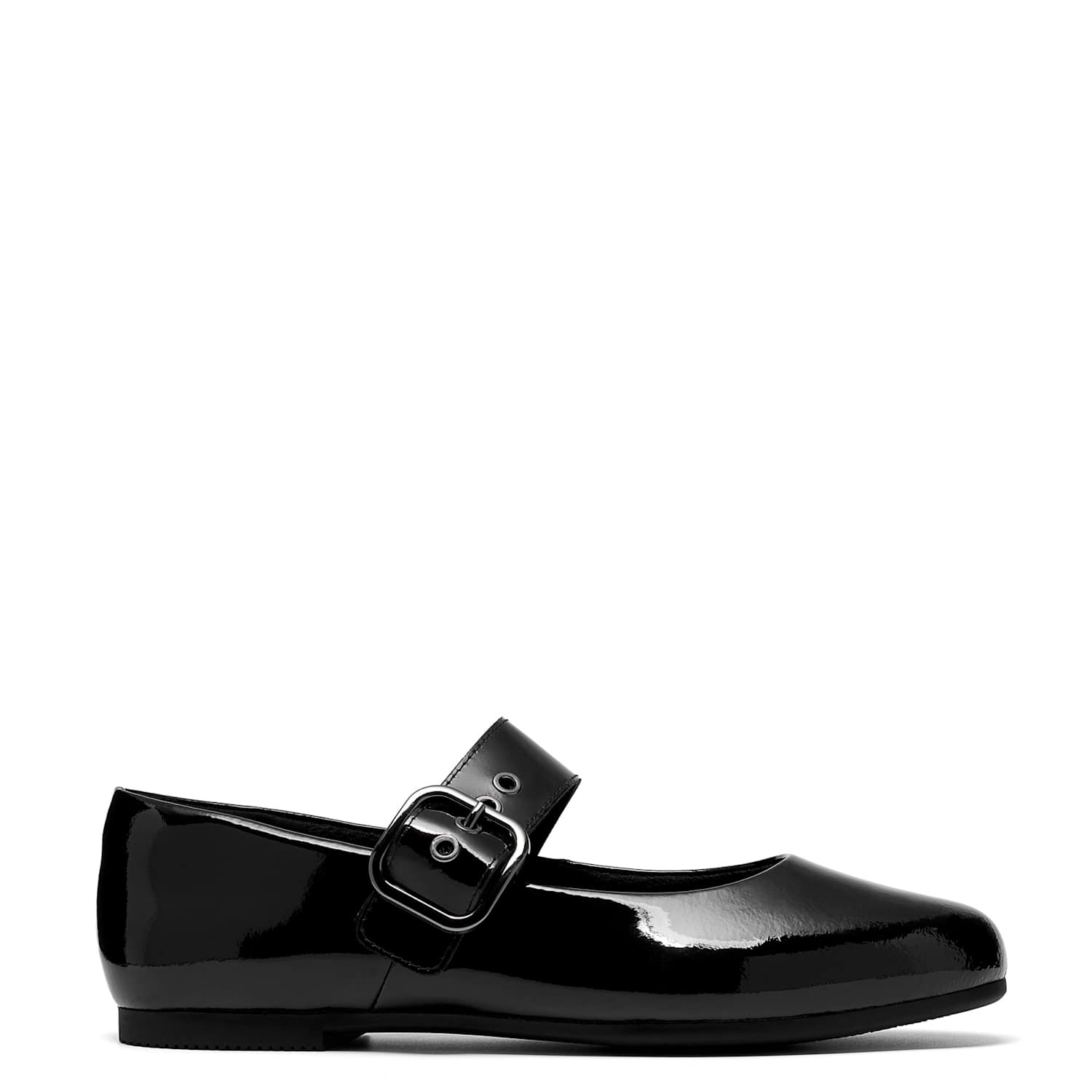 Clarks Girls Leather Mary Jane Shoes (3 Large - 7 Large) - 5 - Black - Available at M&S
