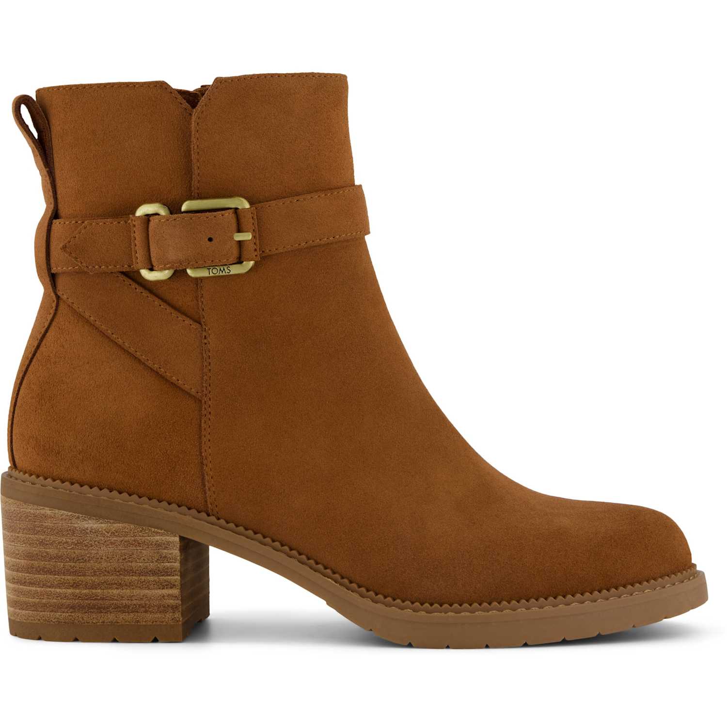 Toms Women's Hailey Suede Buckle Ankle Boots - 5 - Brown - Available at M&S