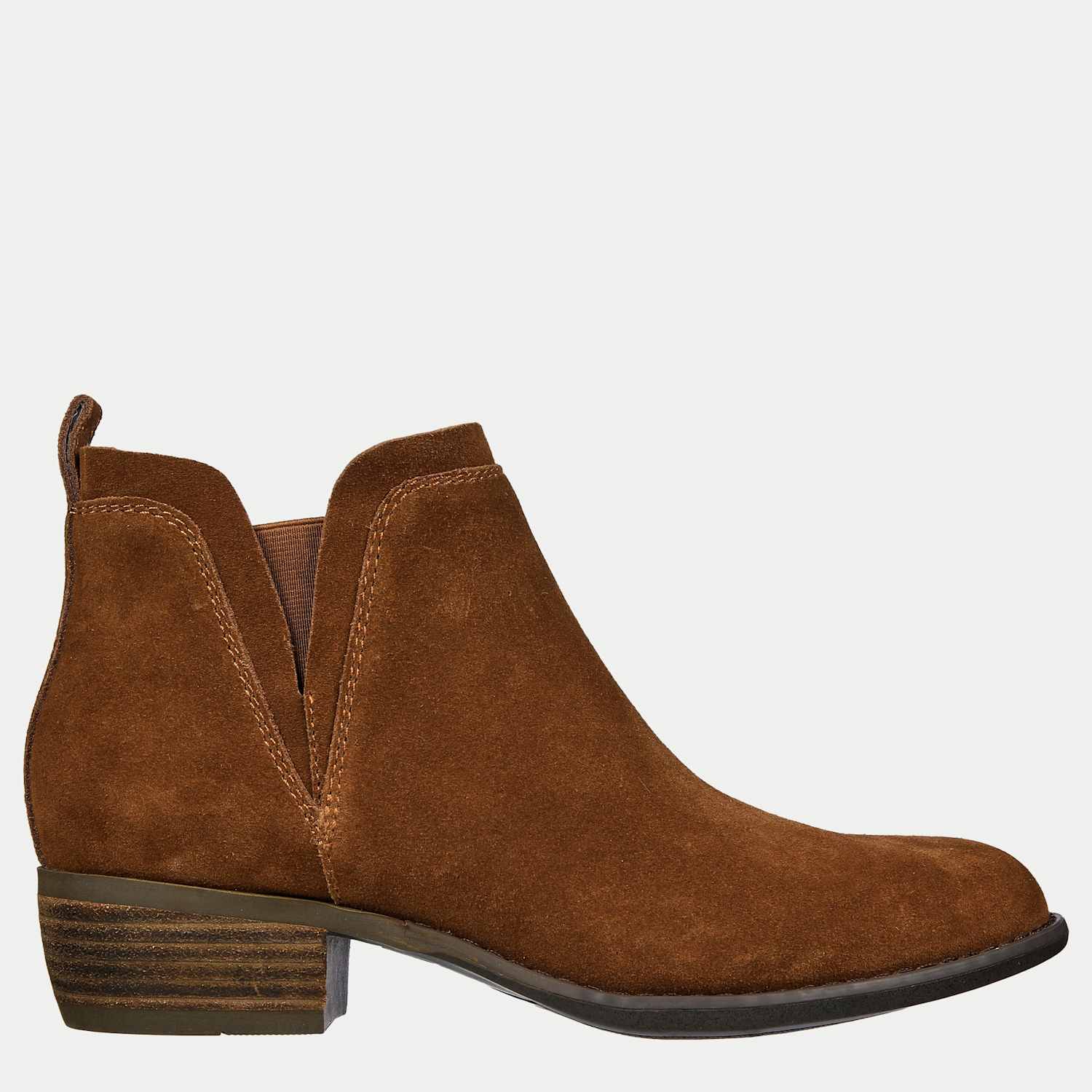 Skechers Women's Texas Rodeo Nght Suede Block Heel Ankle Boots - 5 - Brown - Available at M&S