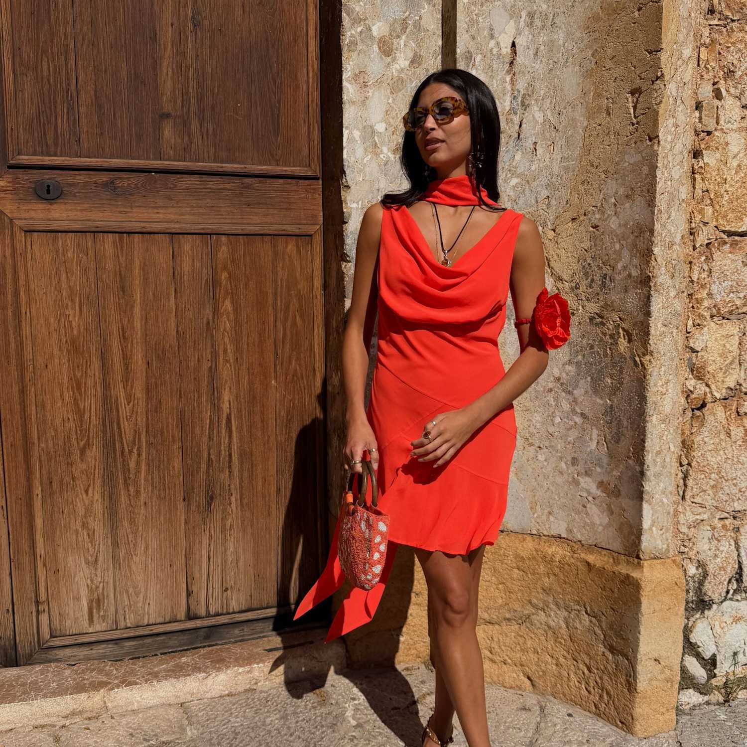 Never Fully Dressed Women's Tomato Mini Sophie Dress - 18 - Red - Available at M&S