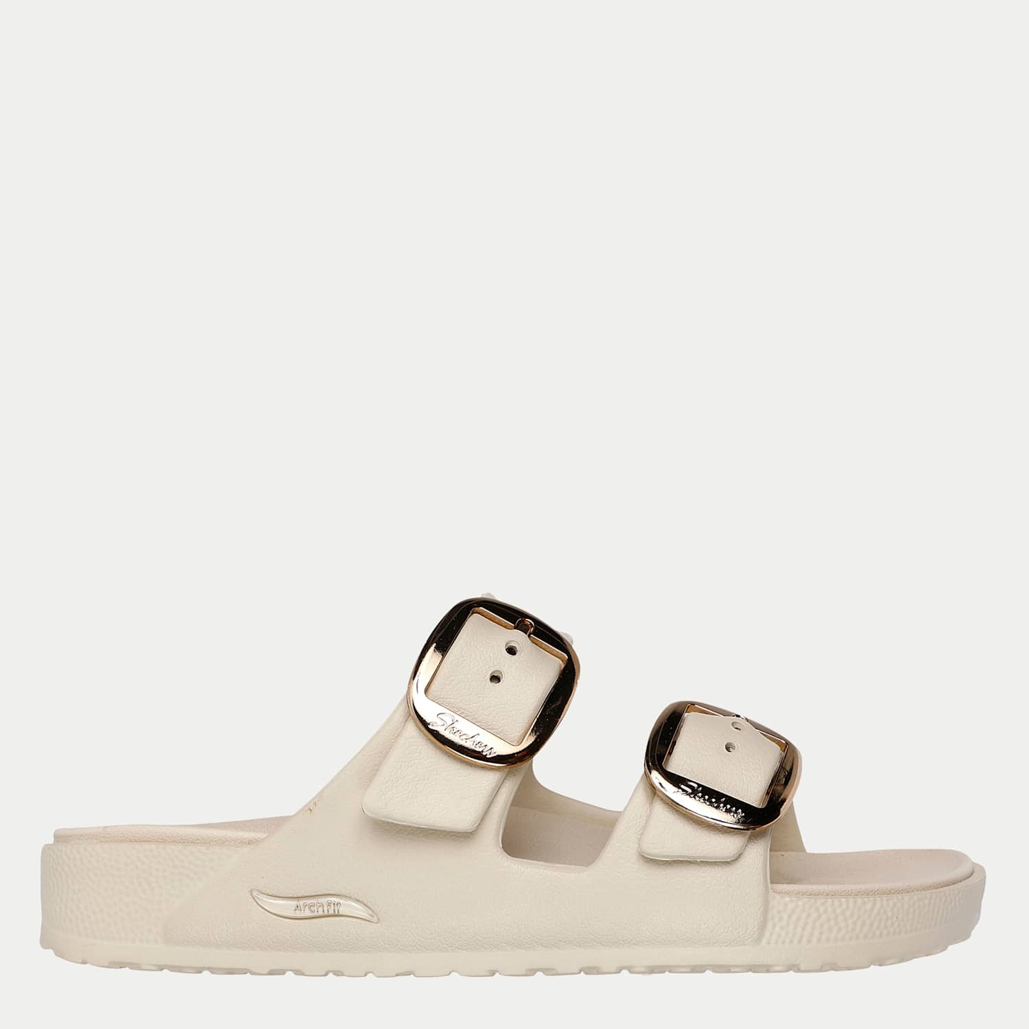 Skechers Women's ARCH FIT CALI BREEZE - GOLD STAR - 4 - Soft White - Available at M&S