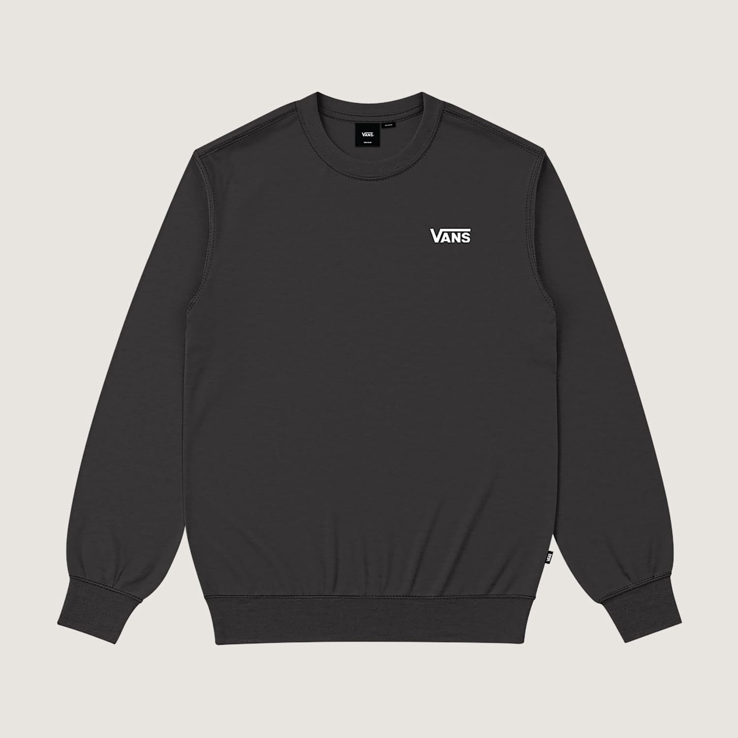 Vans Men's Cotton Rich Crew Neck Sweatshirt - XL - Black - Available at M&S