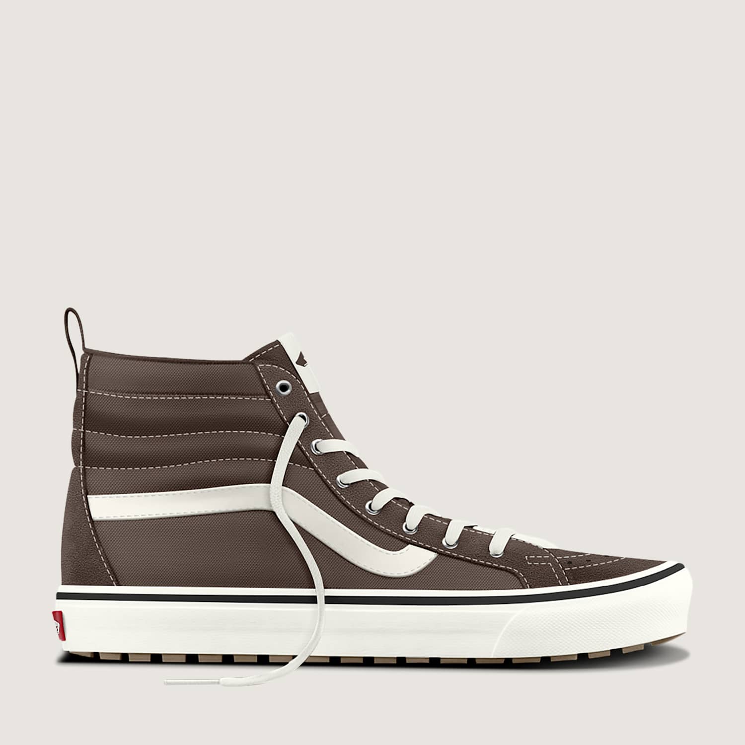 Vans Men's SK8-Hi Insulated Lace Up Trainers - 9 - Medium Brown - Available at M&S