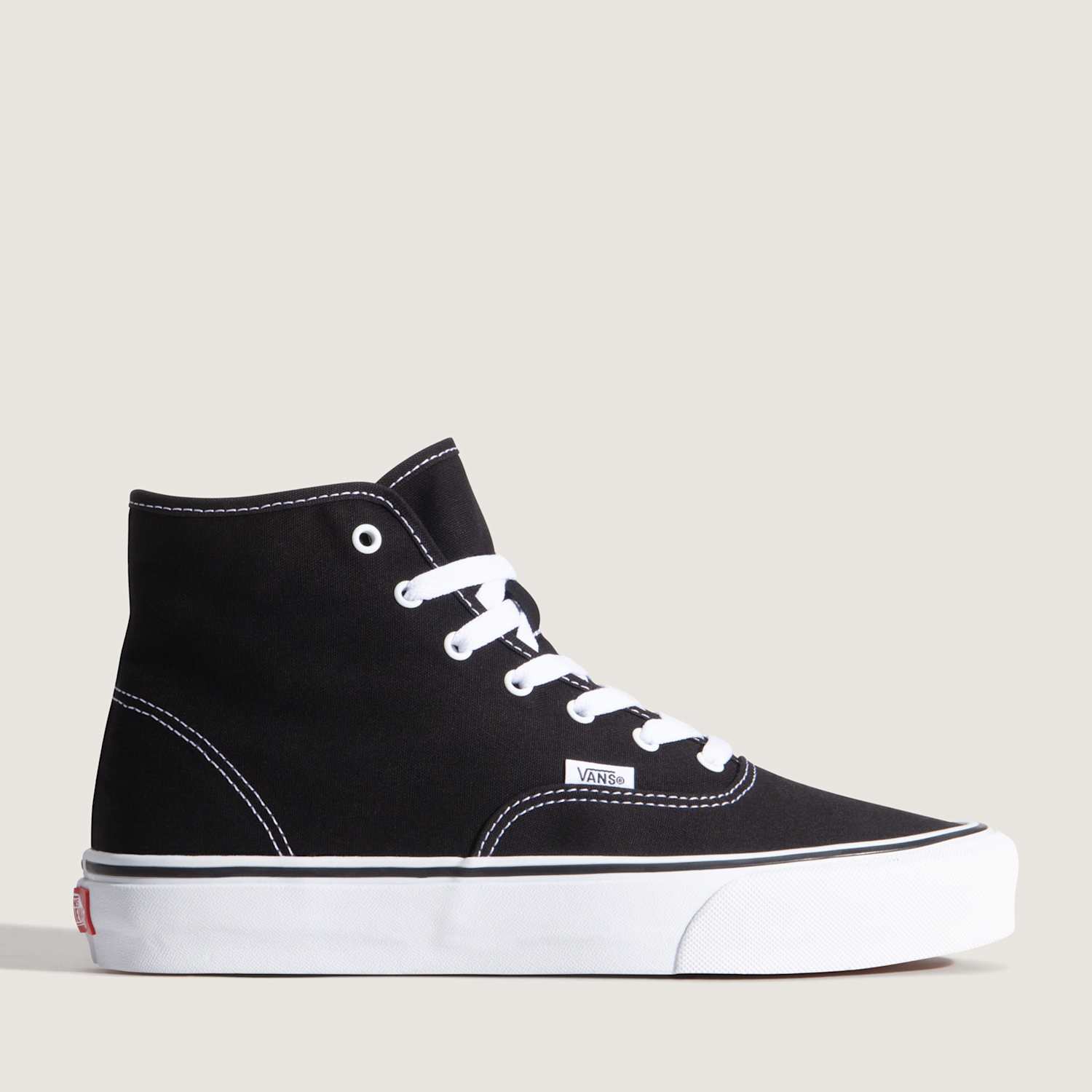 Vans Women's Authentic Hi 2.0 Canvas High Top Trainers - 6 - Black - Available at M&S