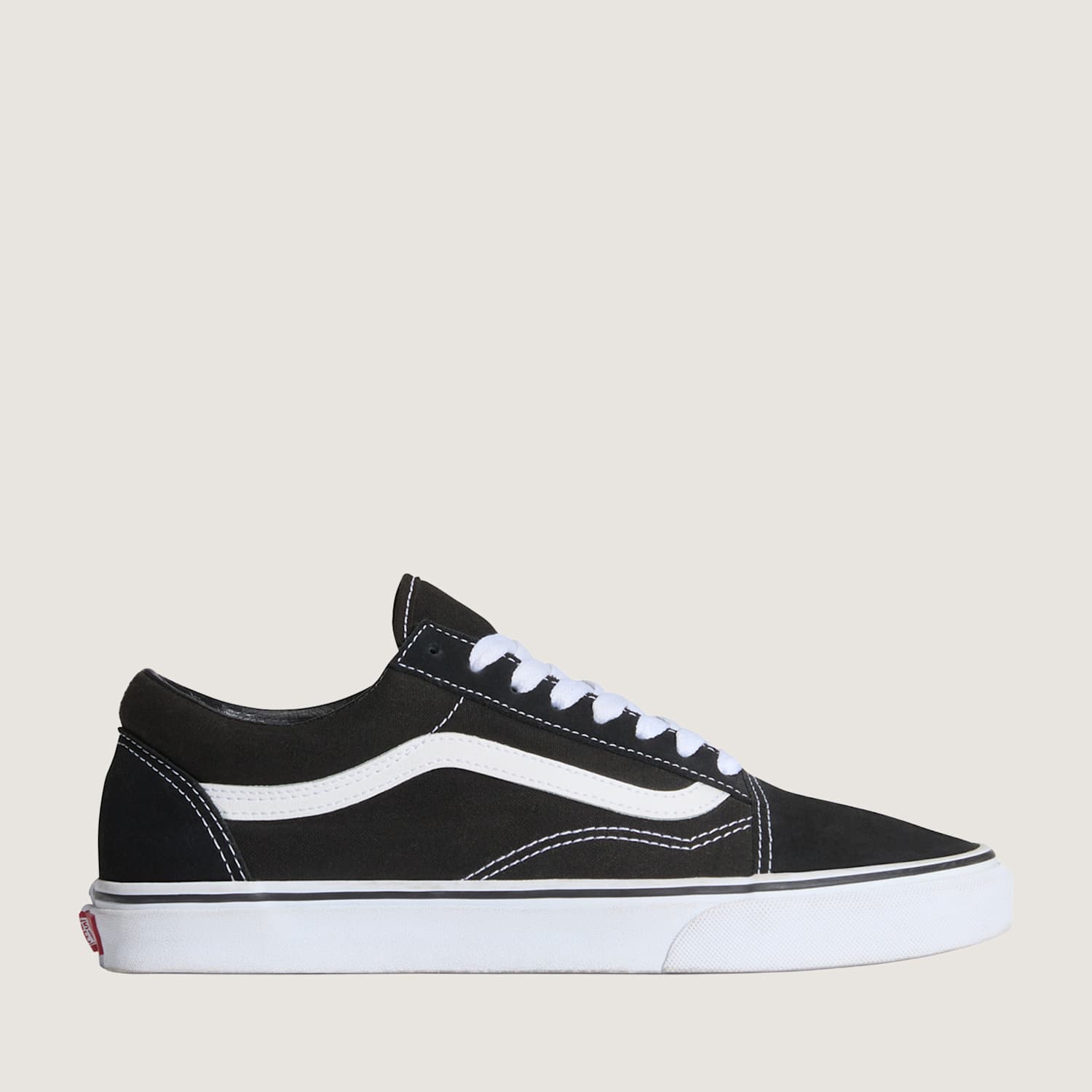 Vans Women's Old Skool Suede Stripe Trainers - 3 - Black - Available at M&S