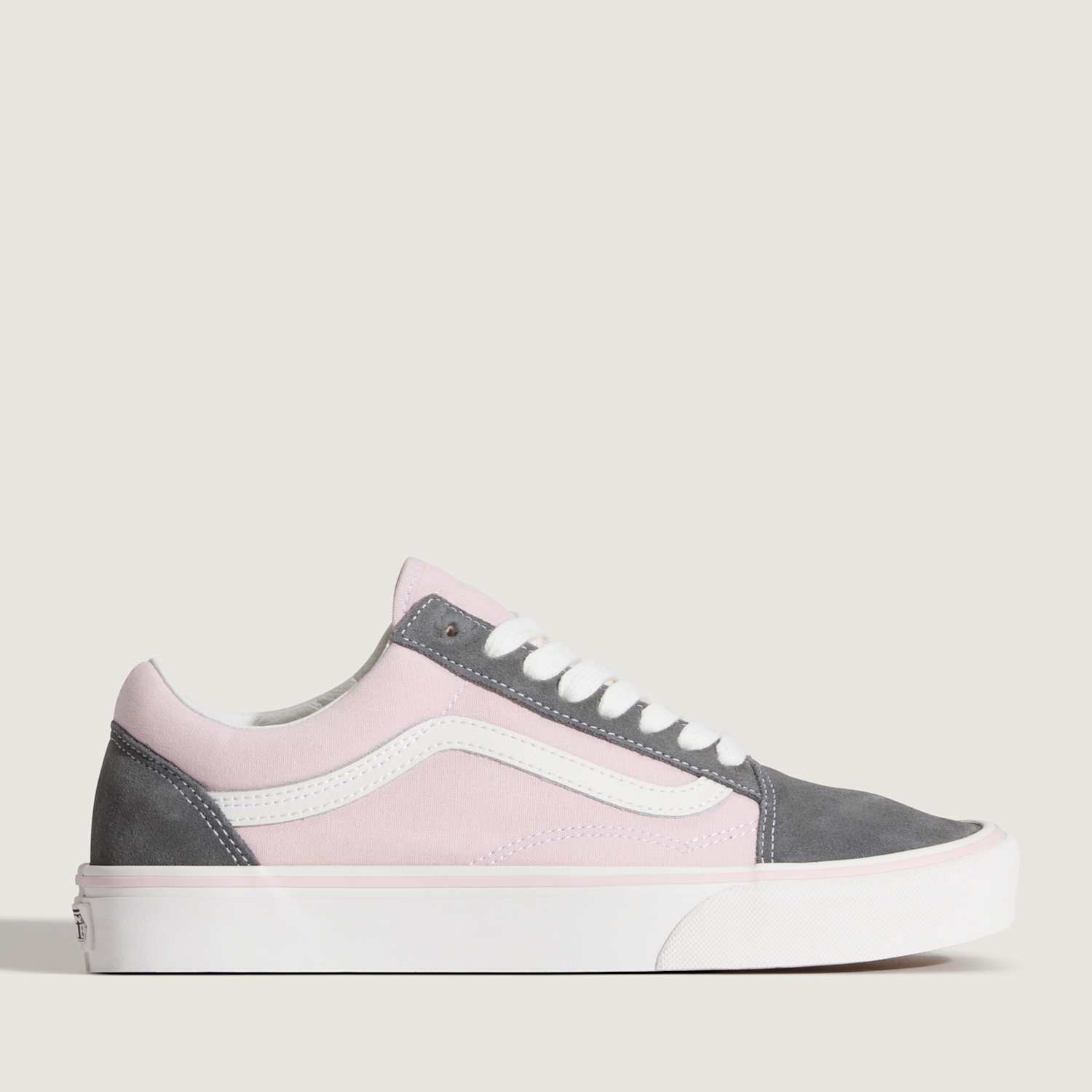Vans Women's Old Skool Suede Stripe Trainers - 6 - Grey Mix - Available at M&S
