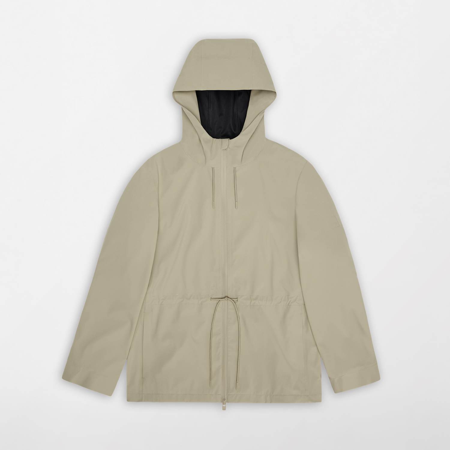 Rains Women's Suva Waterproof Hooded Rain Jacket - Large - Beige - Available at M&S