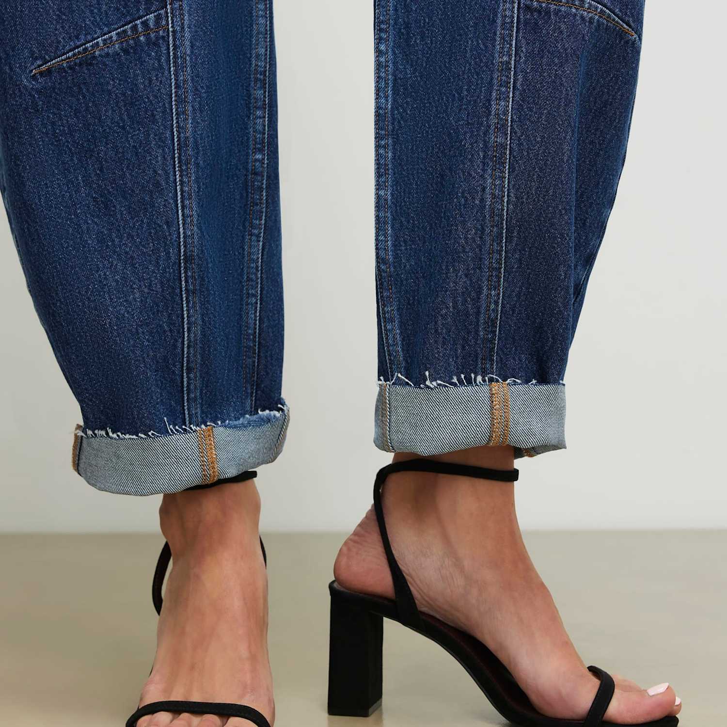 River Island Women's Strappy Block Heel Sandals - 6 - Black - Available at M&S