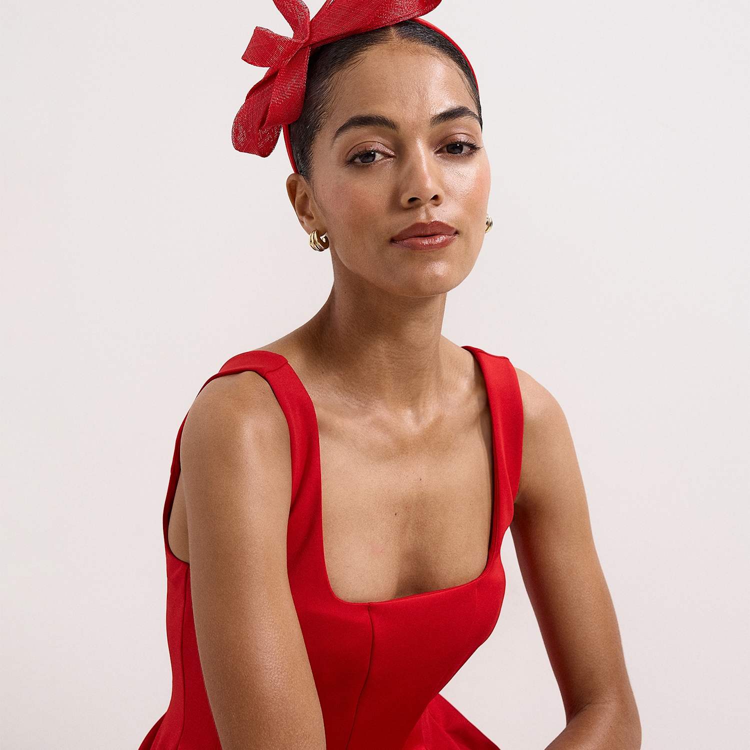 Phase Eight Women's Loop Headband - Red - Available at M&S