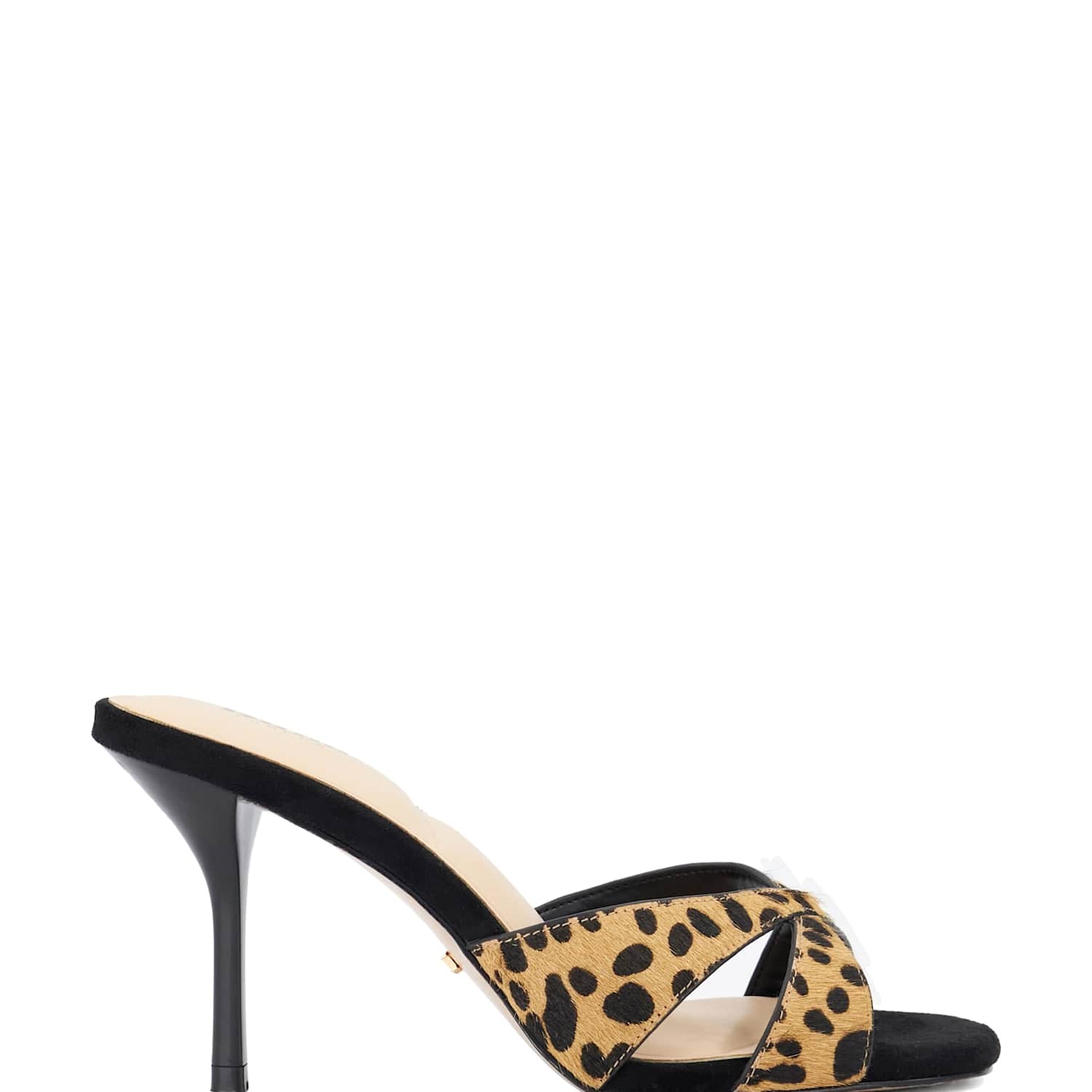 Dune London Women's Animal Print Stiletto Mule Shoes - 5 - Brown Mix - Available at M&S