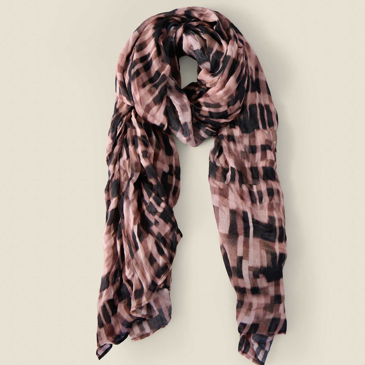 Sosandar Women's Printed Scarf - Brown Mix - Available at M&S