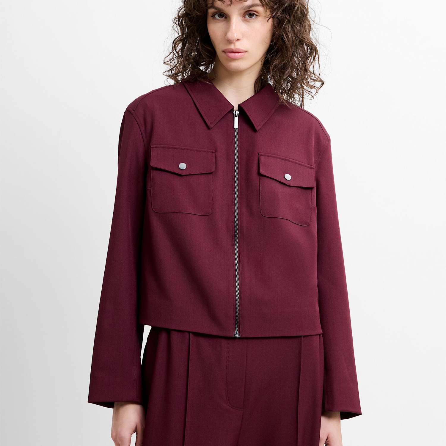 French Connection Women's Lightweight Collared jacket - Small - Available at M&S