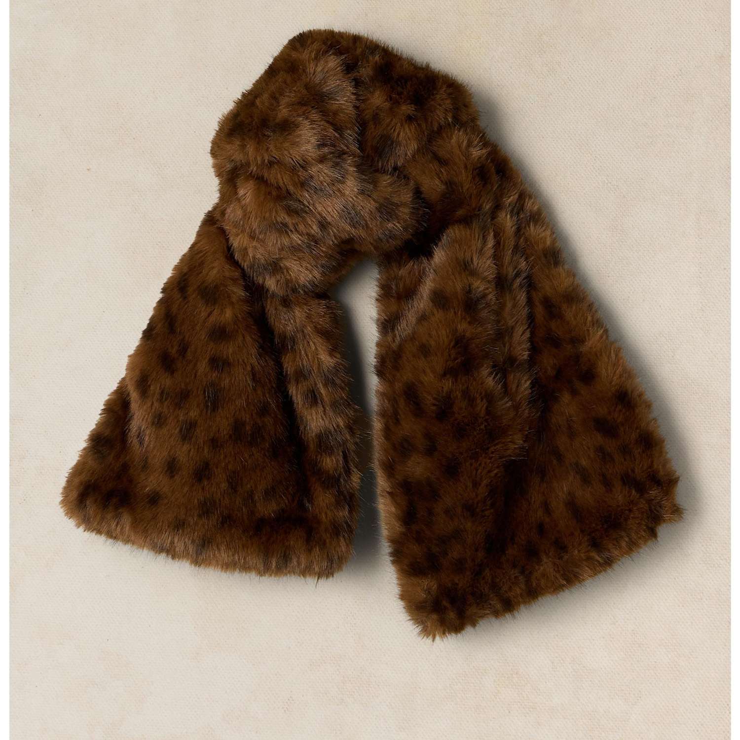 White Stuff Women's Faux Fur Scarf - Natural Mix - Available at M&S