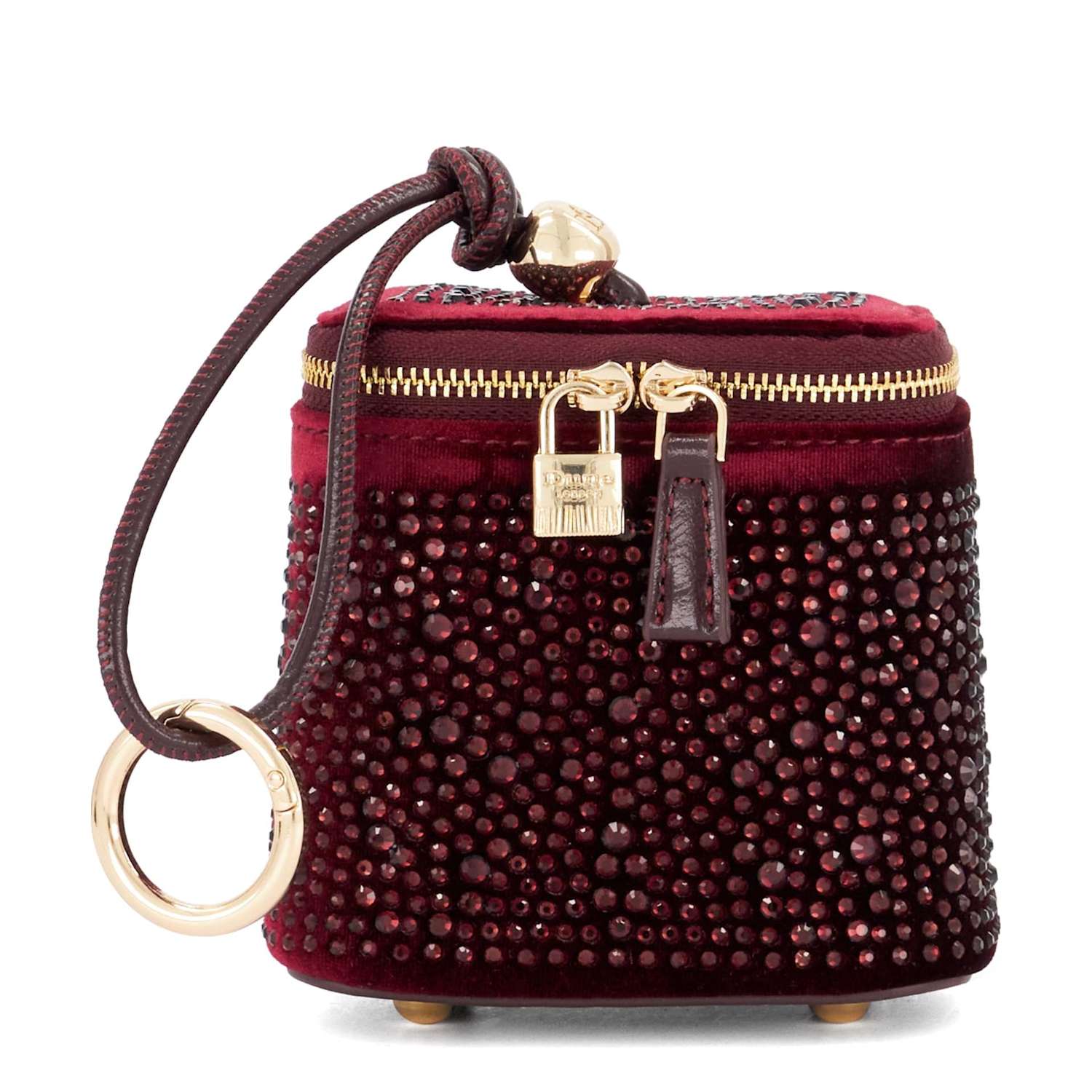 Dune London Women's Micro Vanity Bag - Burgundy - Available at M&S