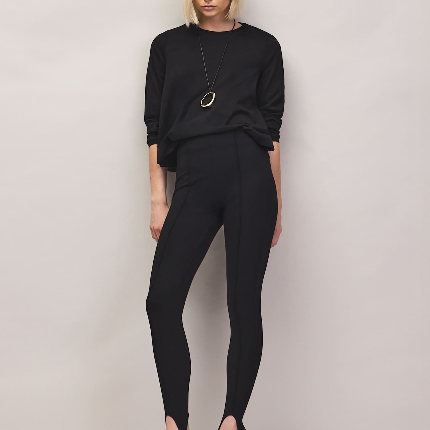 Ro&Zo Women's Stirrup Leggings - 10 - Black - Available at M&S