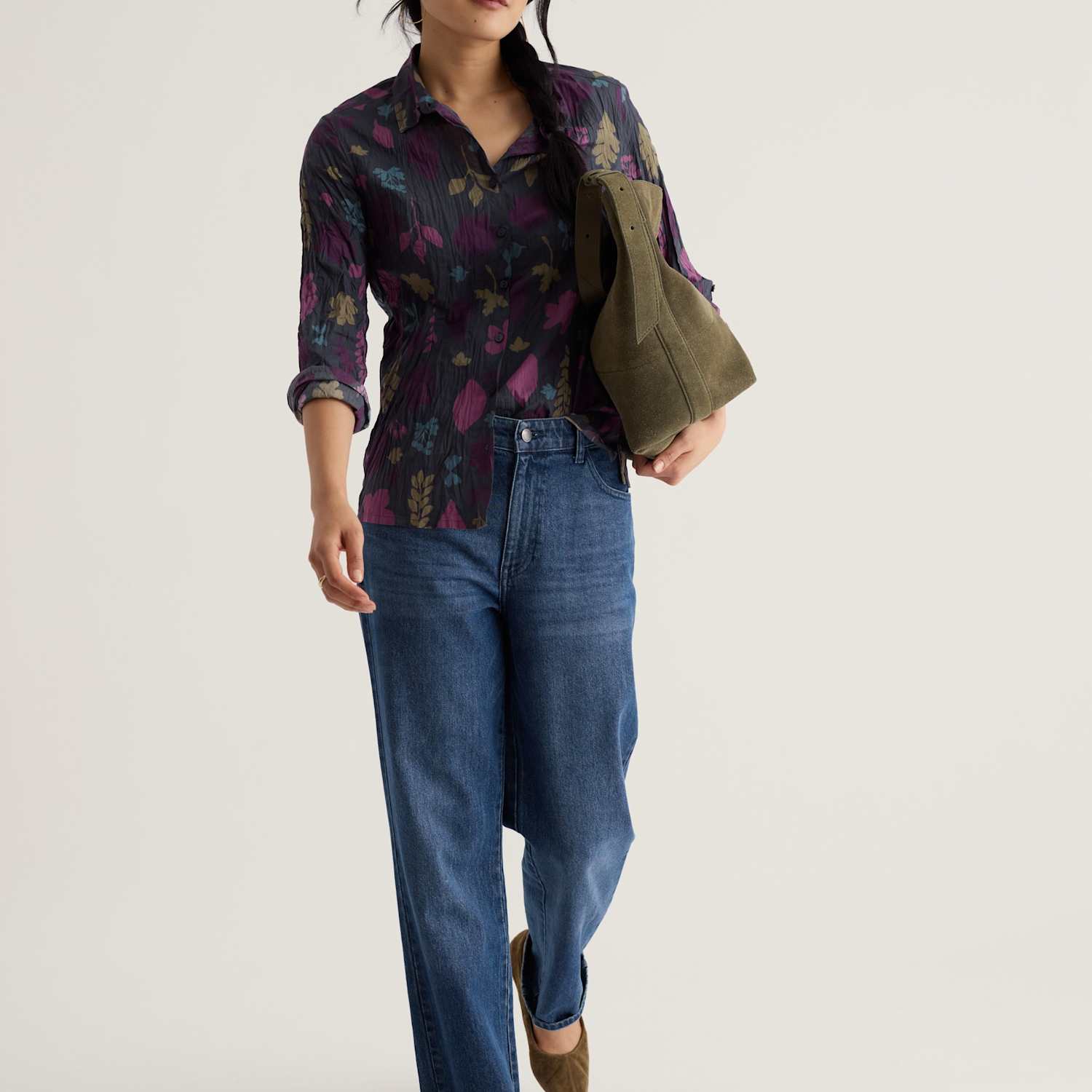 Seasalt Cornwall Women's Pure Cotton Floral Collared Shirt - 20 - Multi - Available at M&S