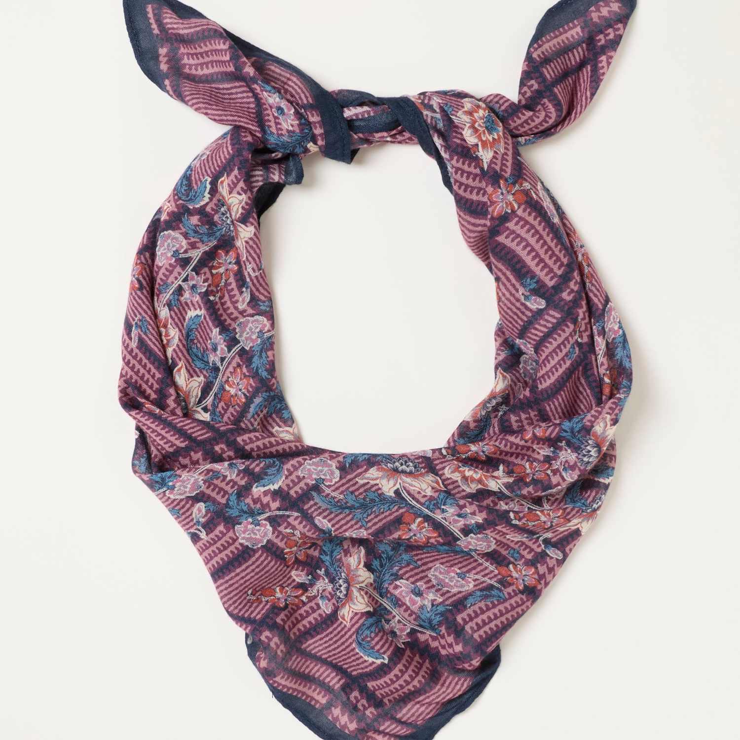 Fatface Women's Woven Floral Scarf - Pink Mix - Available at M&S