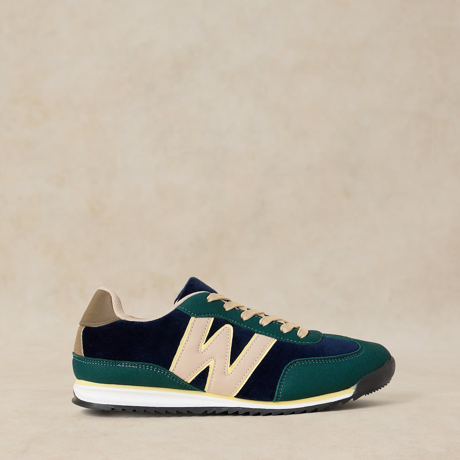 White Stuff Women's Suede and Cord Trainers - 5 - Blue Mix - Available at M&S