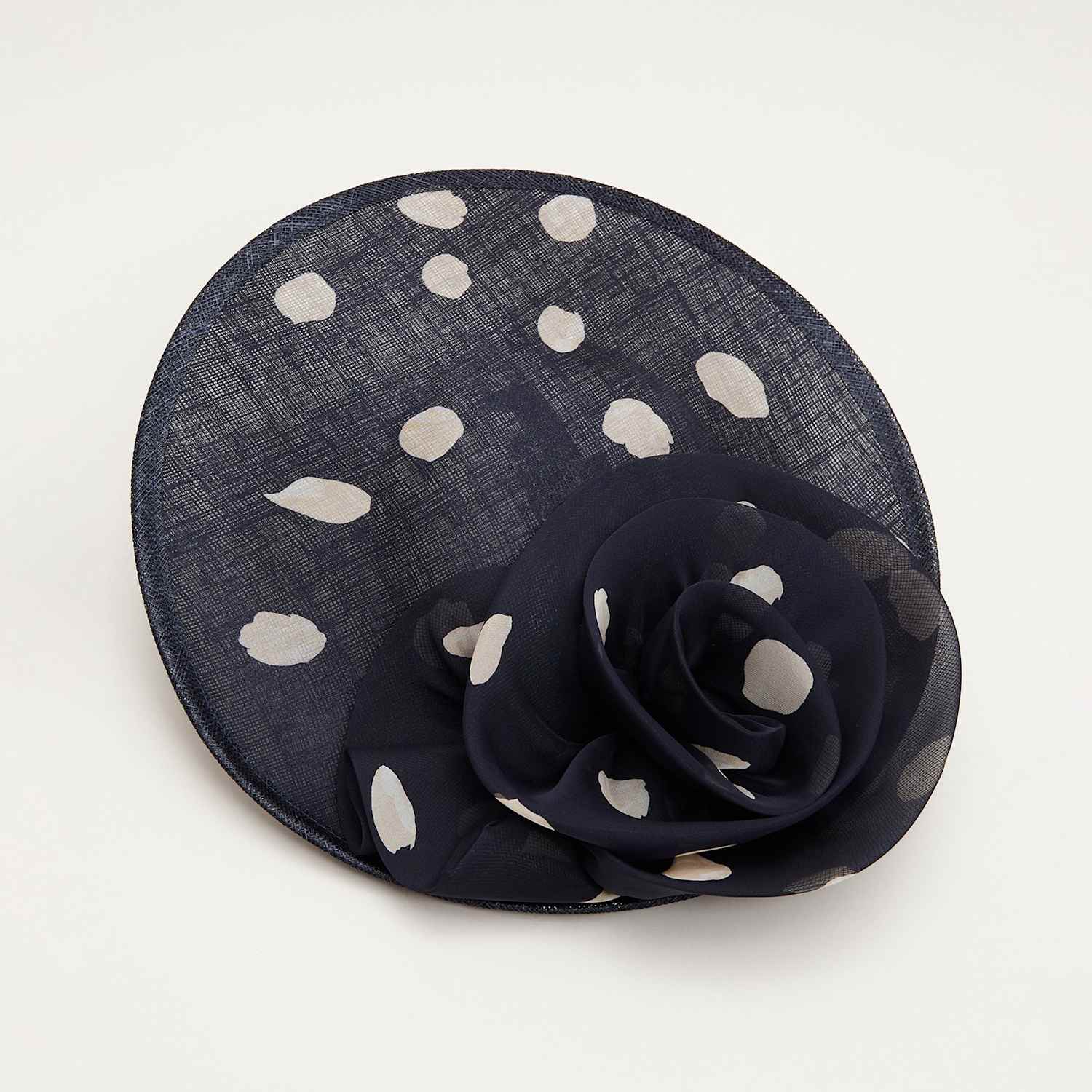 Phase Eight Women's Polka Dot Fascinator - Navy - Available at M&S