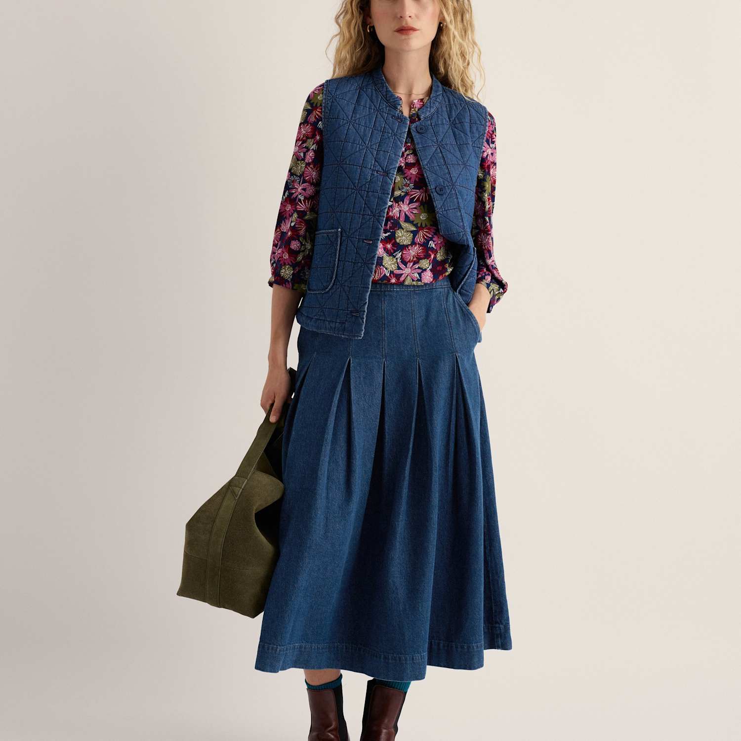Seasalt Cornwall Women's Floral Top - 10 - Pink Mix - Available at M&S