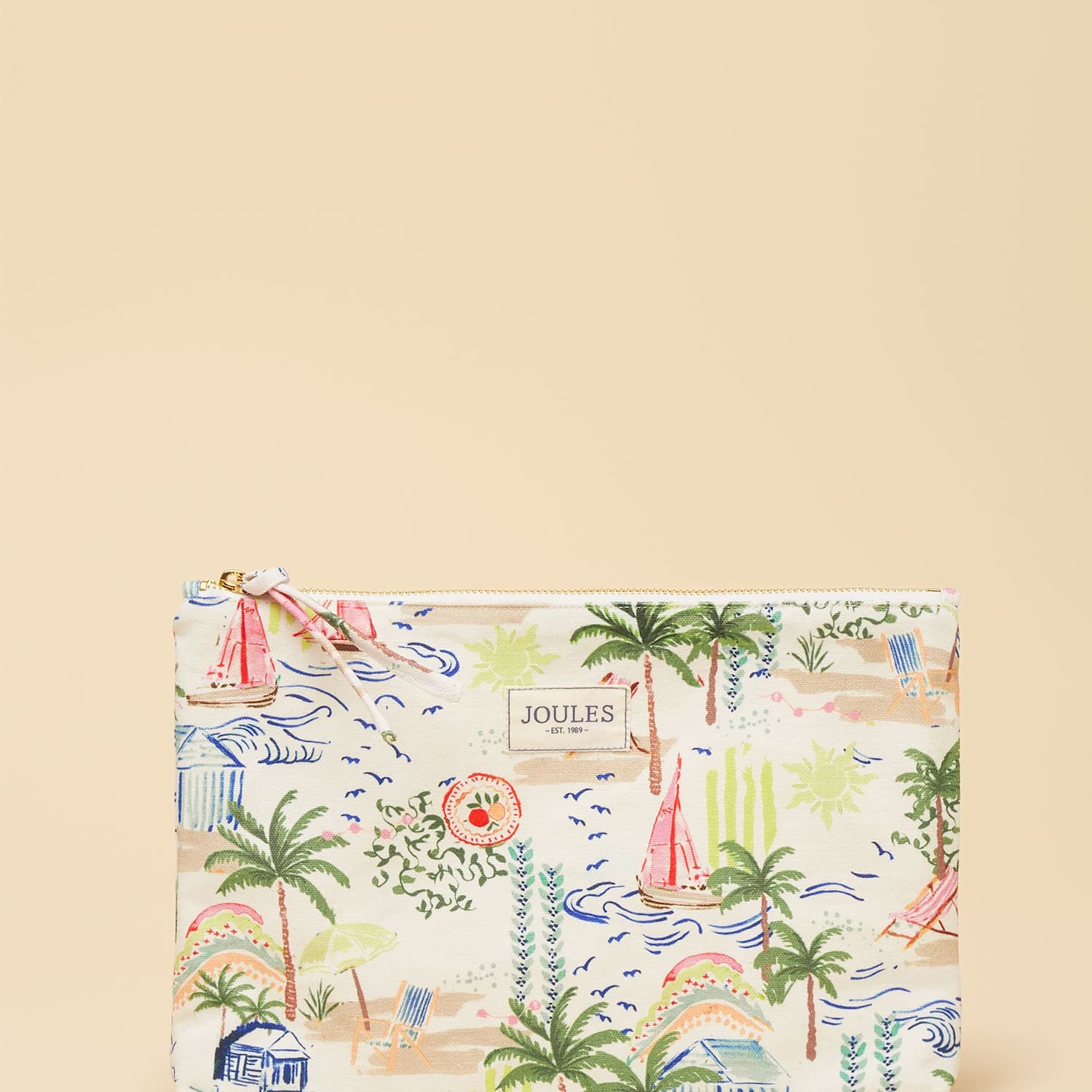 Joules Women's Printed Coin Purse - Green Mix - Available at M&S