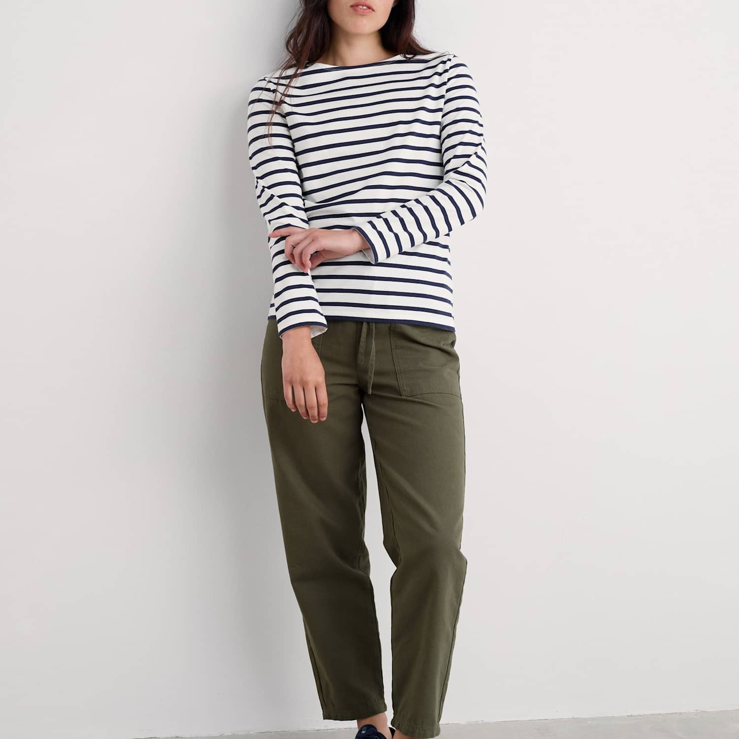 Seasalt Cornwall Women's Cotton Striped Top - 10 - Natural Mix - Available at M&S