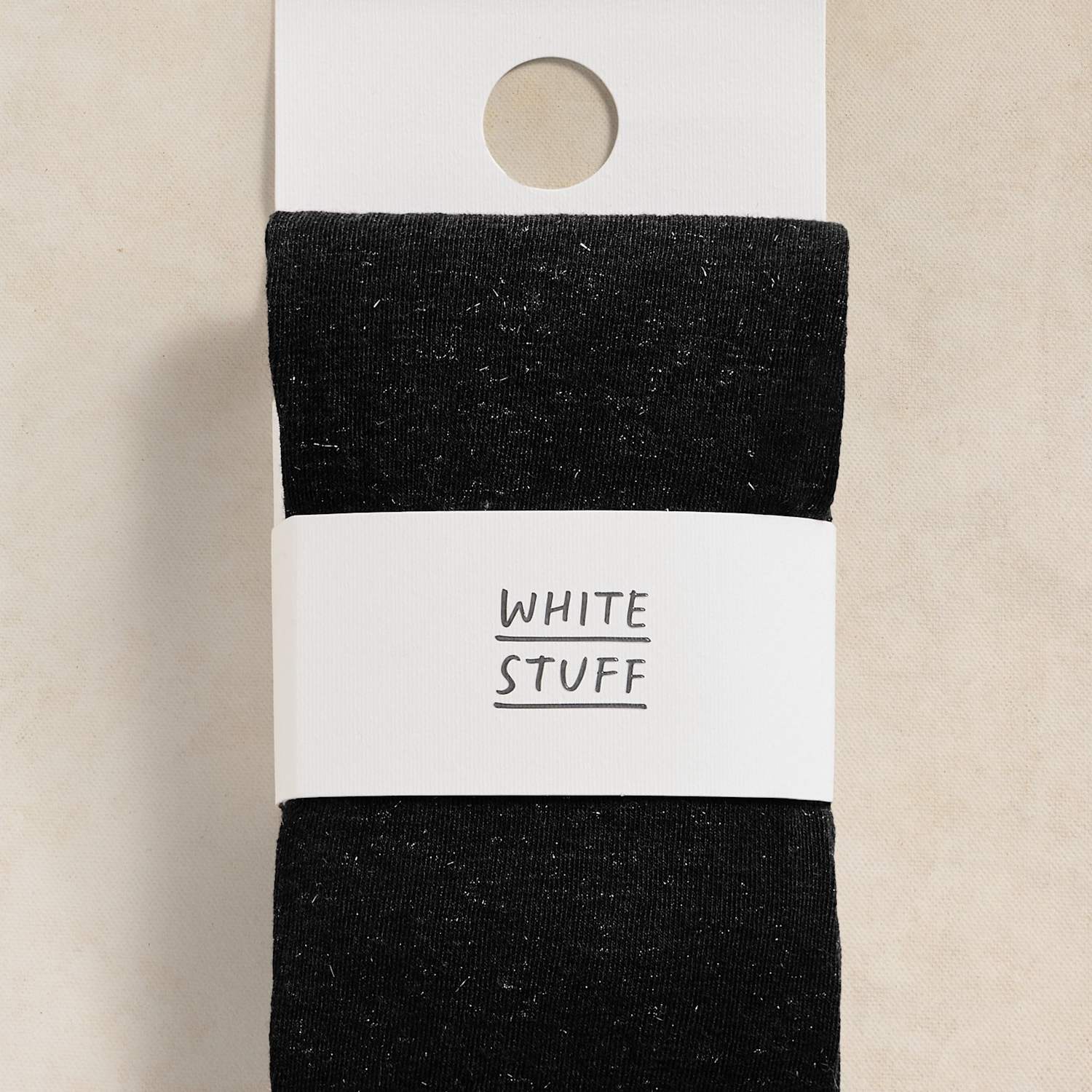 White Stuff Women's Sienna Sparkle Tights - Small - Black Mix - Available at M&S