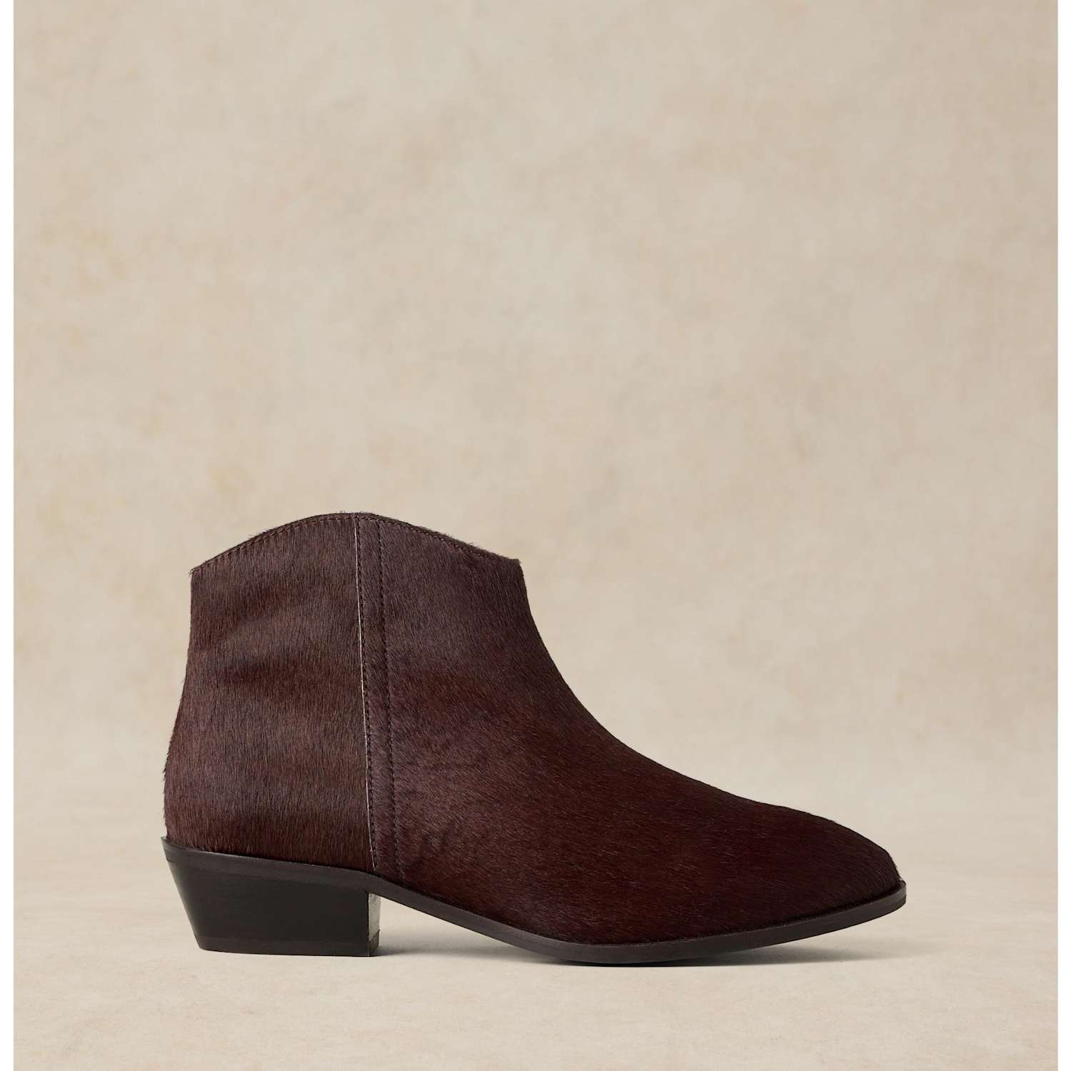 White Stuff Women's Mae Hair On Ankle Boots - 6 - Brown - Available at M&S