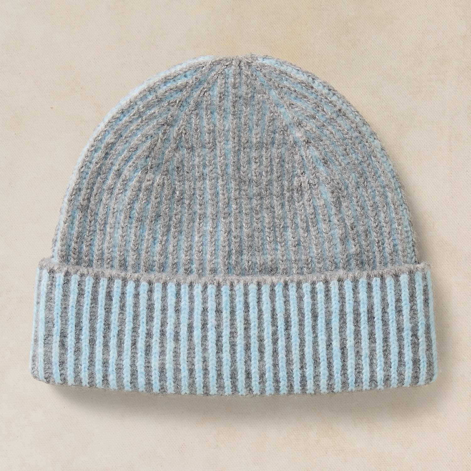 White Stuff Women's Two Tone Ribbed Beanie - Grey Mix - Available at M&S