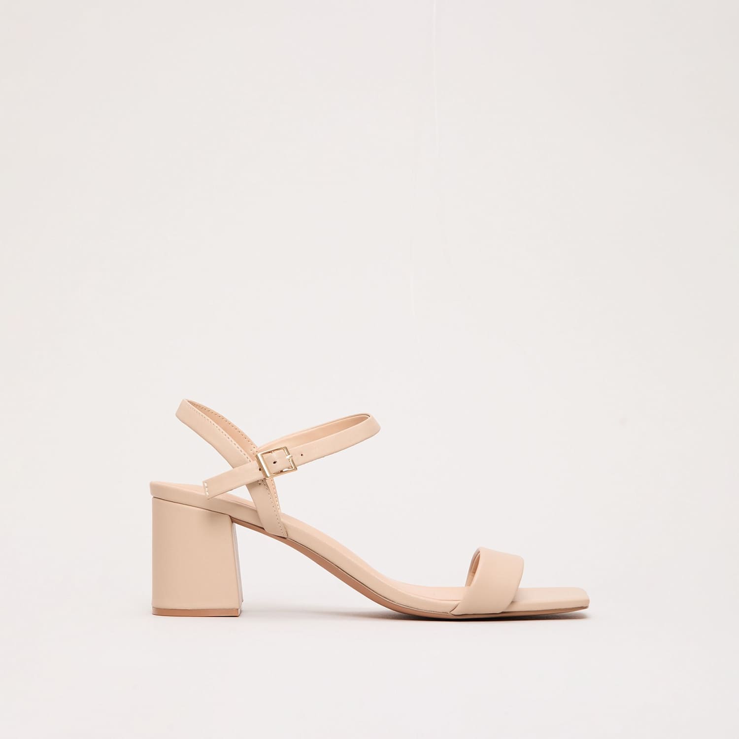 Phase Eight Women's Leather Ankle Strap Block Heel Sandals - 38 - Neutral - Available at M&S