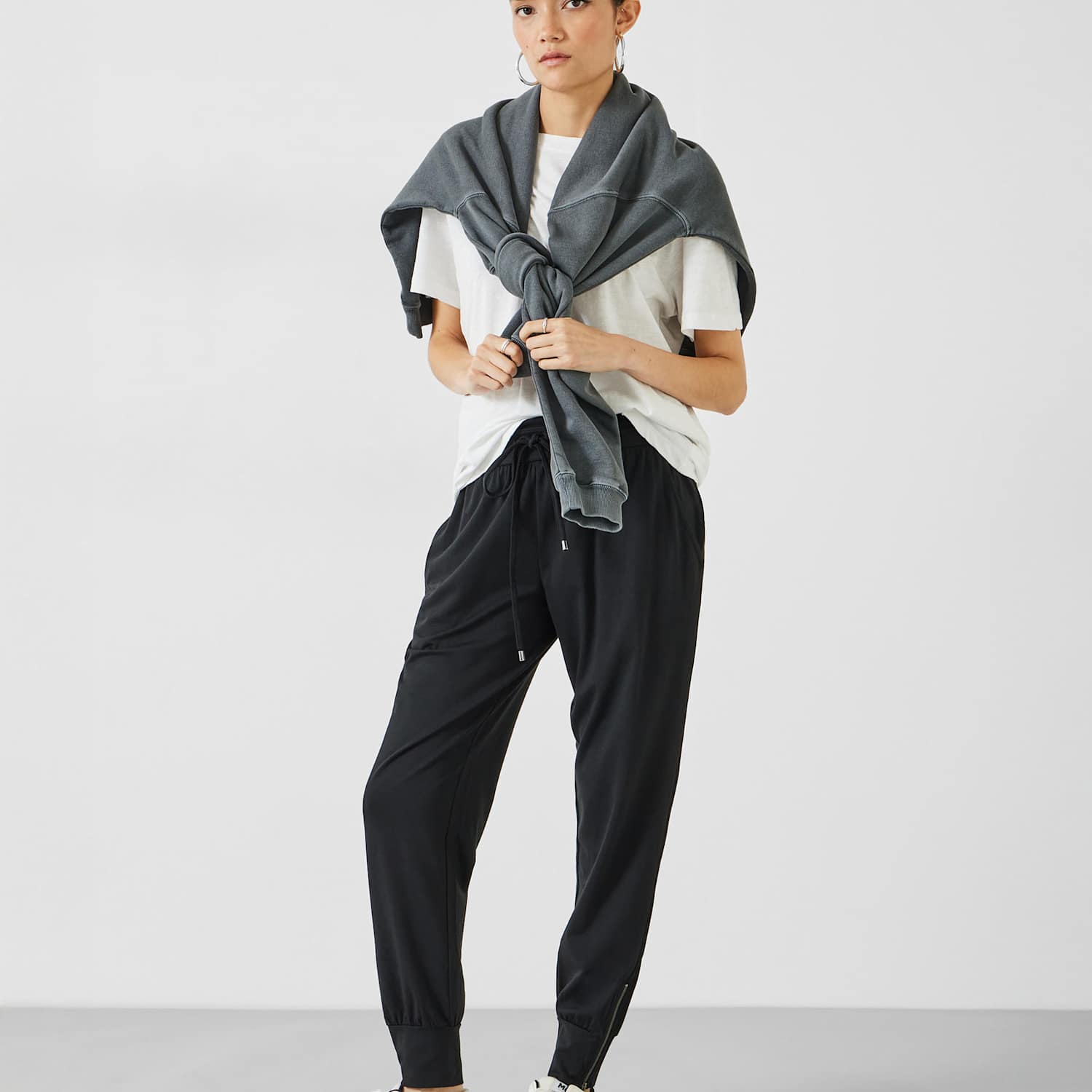 Hush Women's Amie Modal Blend Tapered Joggers - 14 - Black - Available at M&S