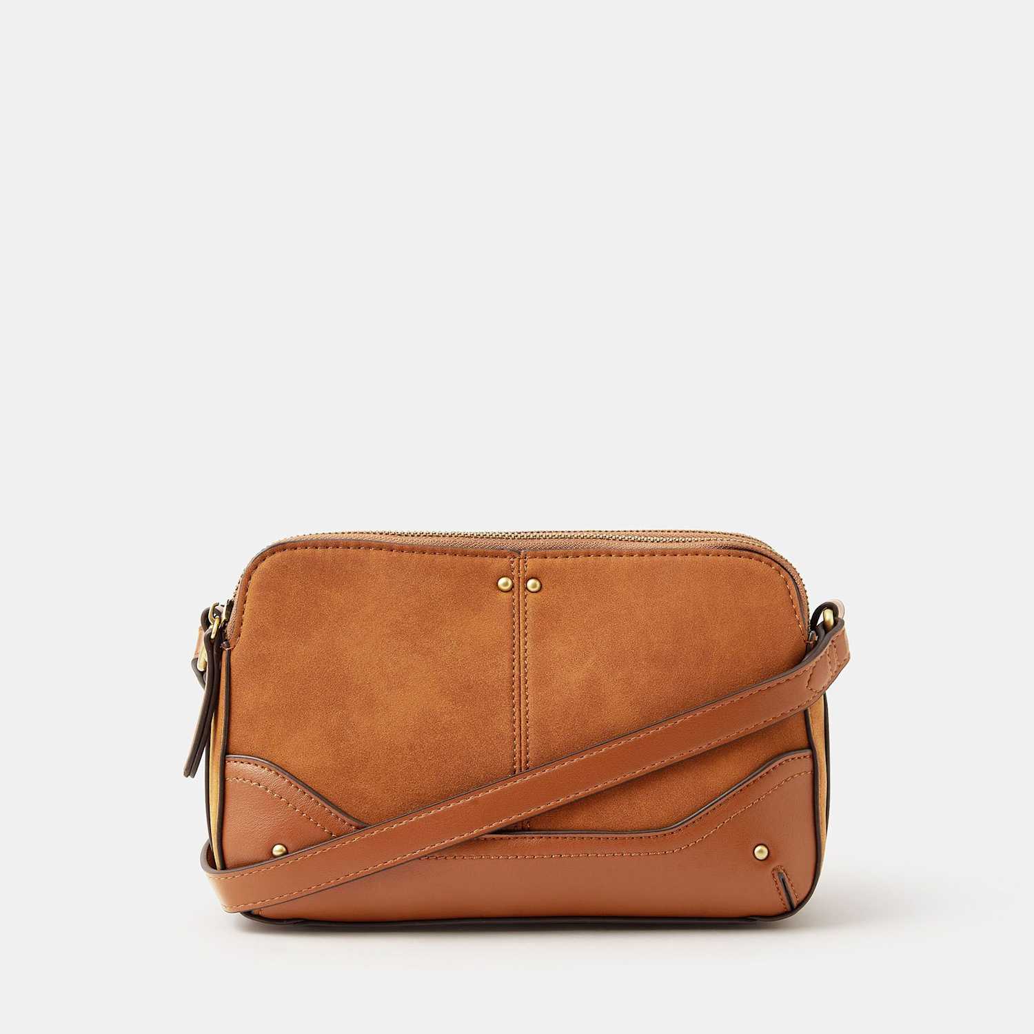Accessorize Women's Cross Body Bag - Tan - Available at M&S