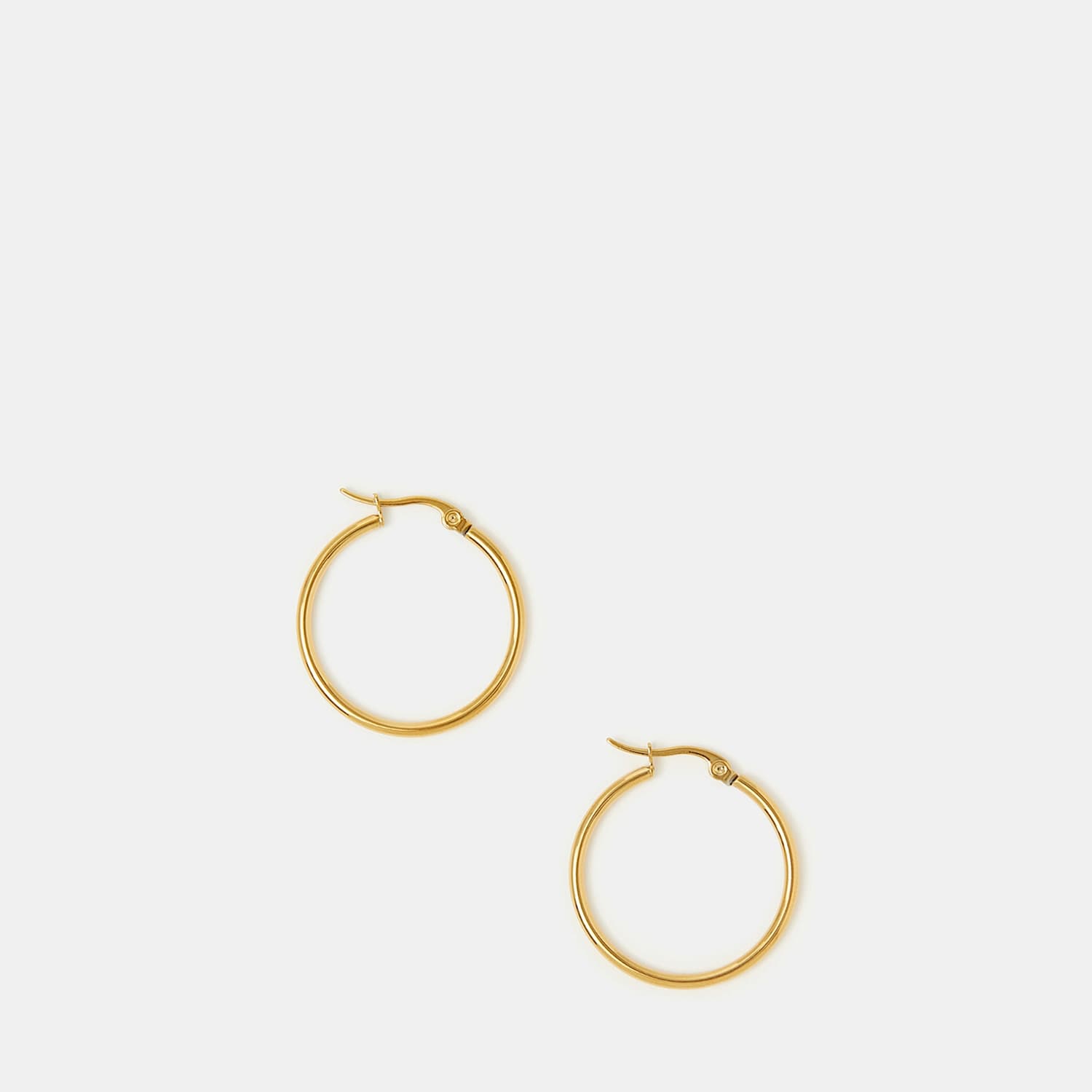 Accessorize Women's Gold Tone Hoop Earrings - Available at M&S