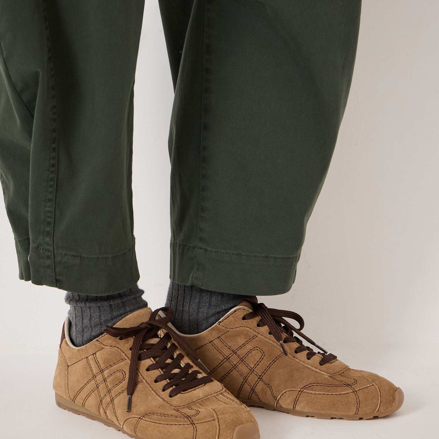 Hush Women's Leather Trainers - 37 - Light Brown - Available at M&S