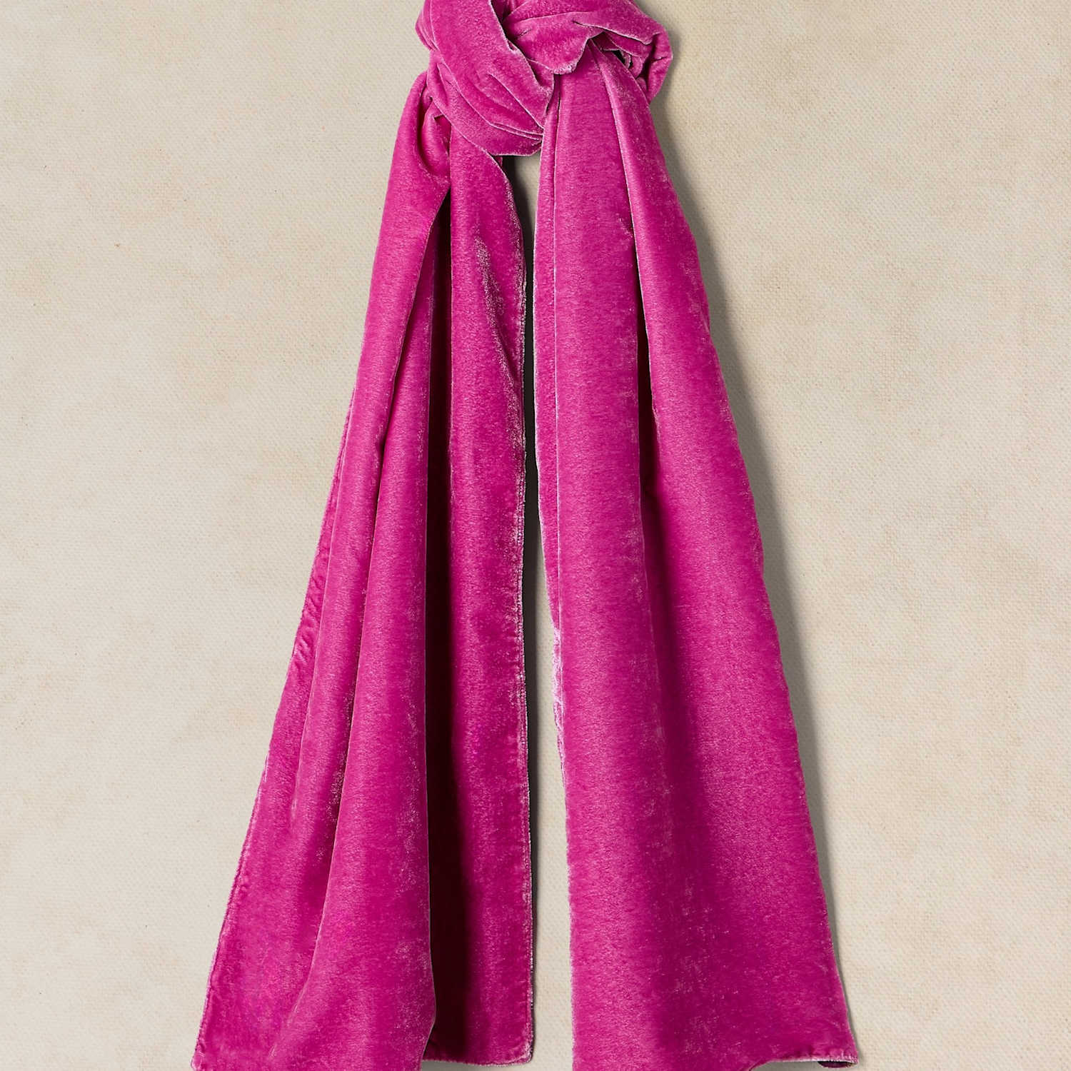 White Stuff Women's Velvet Scarf - Pink Mix - Available at M&S