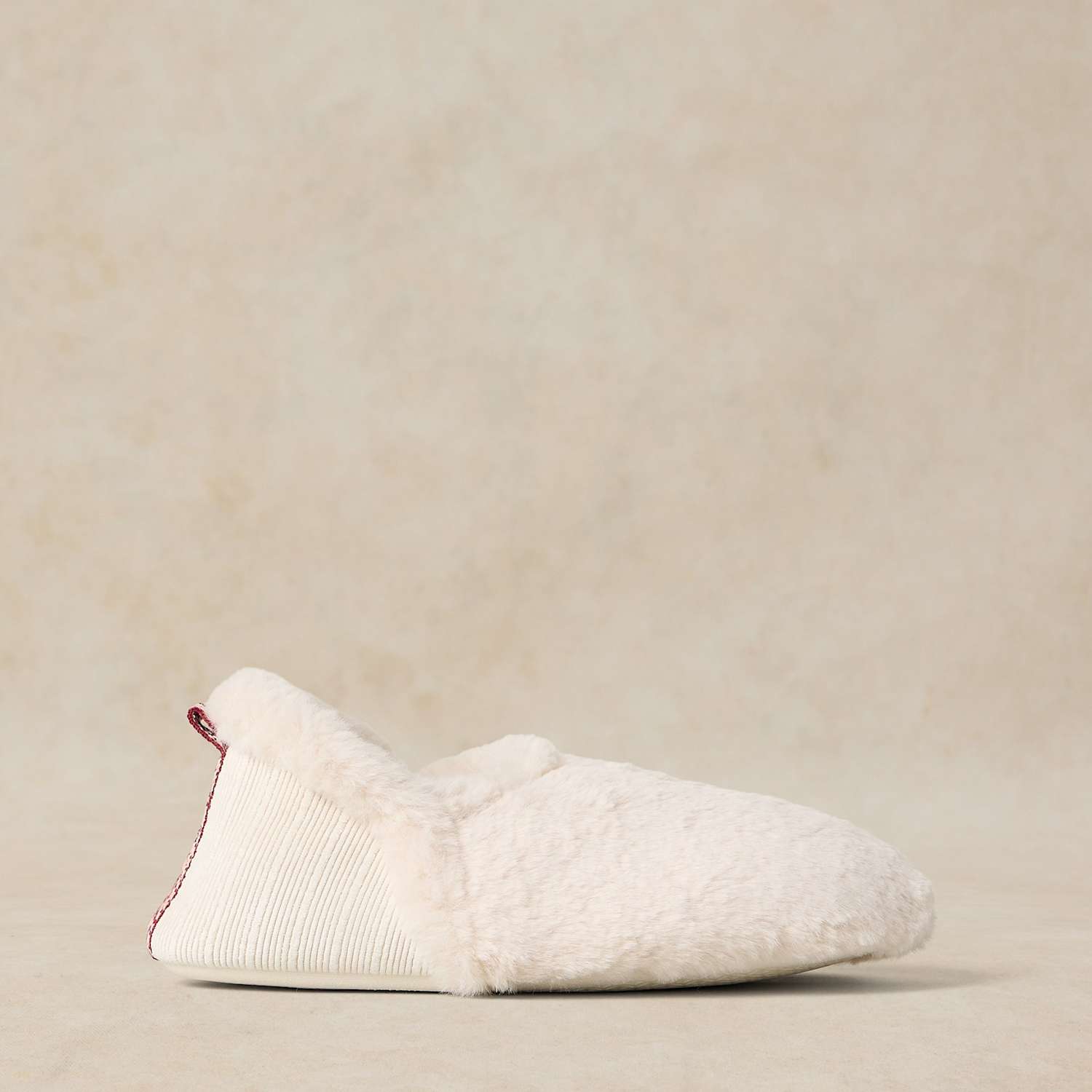 White Stuff Women's Reya Faux Fur Slippers - 8 - Natural Mix - Available at M&S